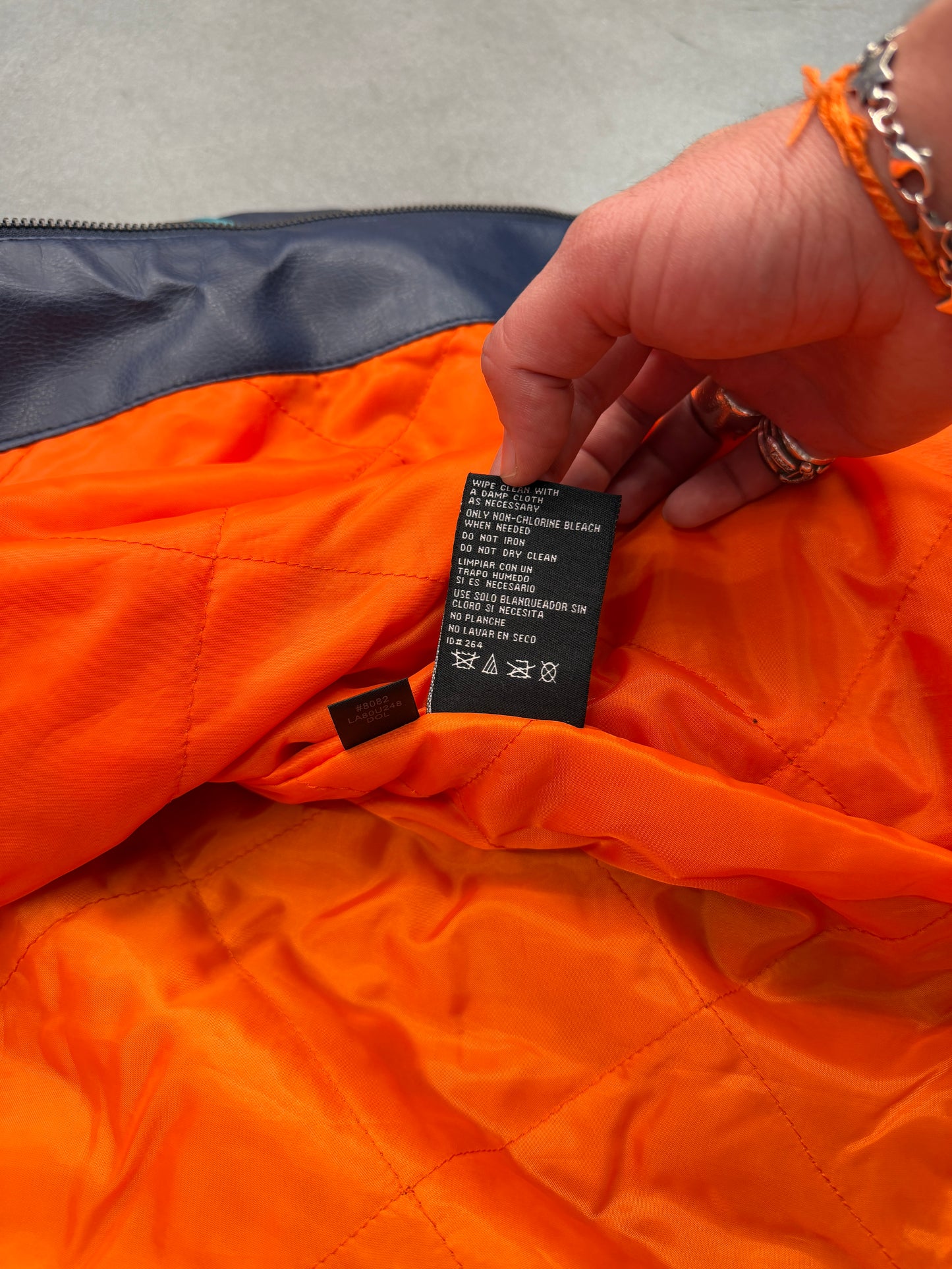 VINTAGE MIAMI DOLPHINS 2-TIME SUPER BOWL NFL LEATHER JACKET