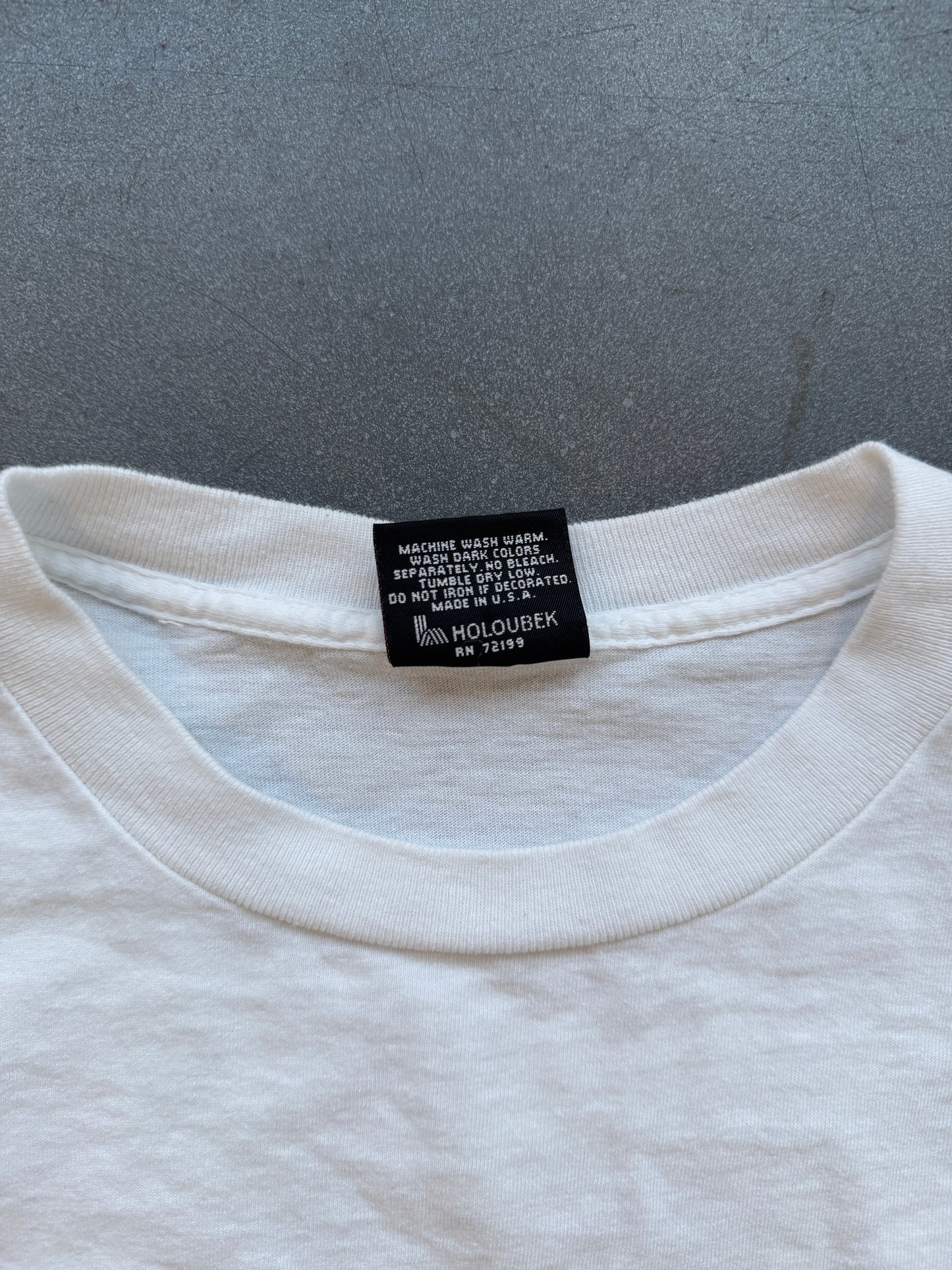 1994 HARLEY-DAVIDSON FLAMING SPELLOUT LOGO DAYTONA BEACH, FLORIDA TEE