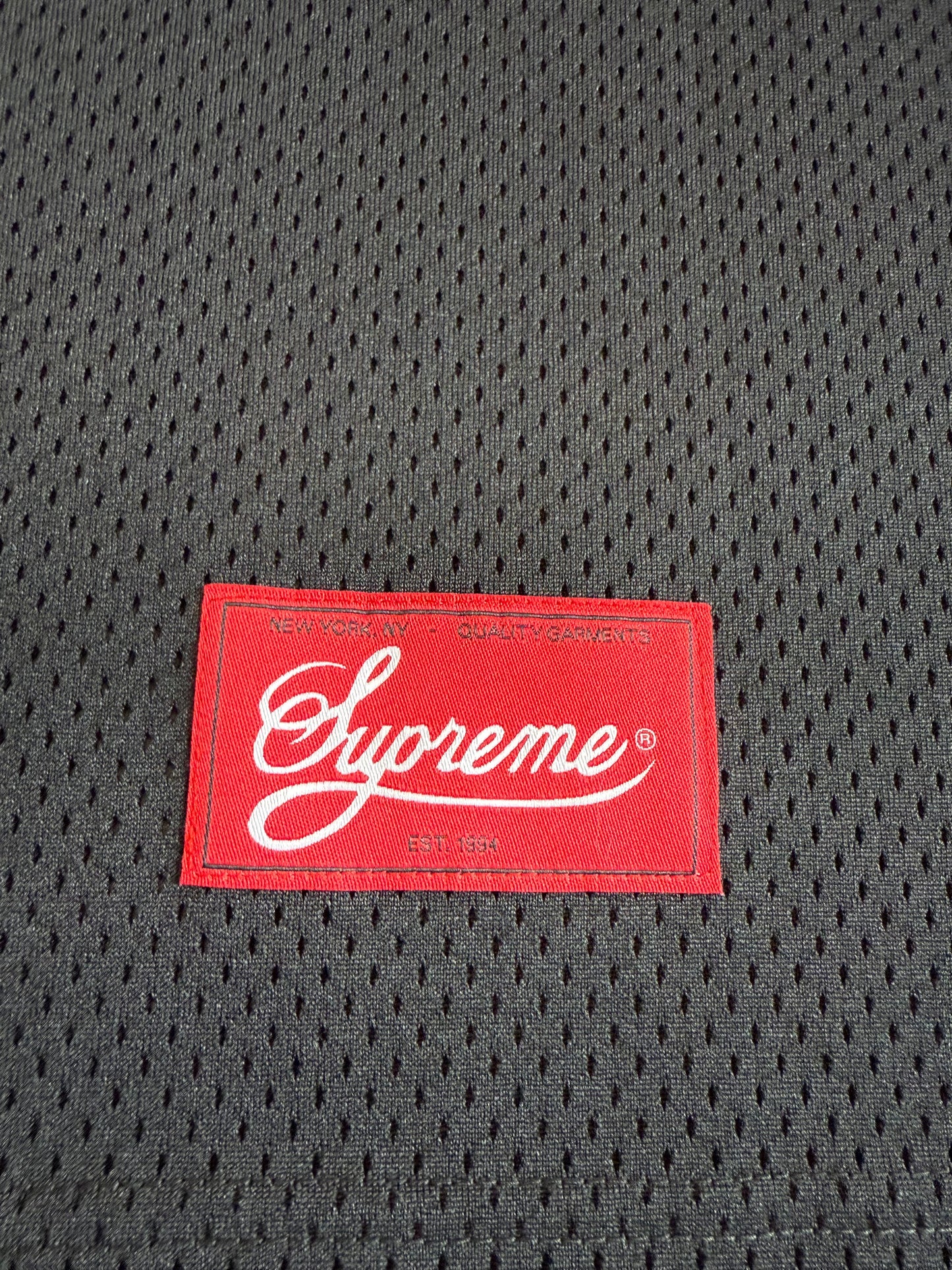 FW25 SUPREME BONES FOOTBALL JERSEY - BLACK (L) (NEW)