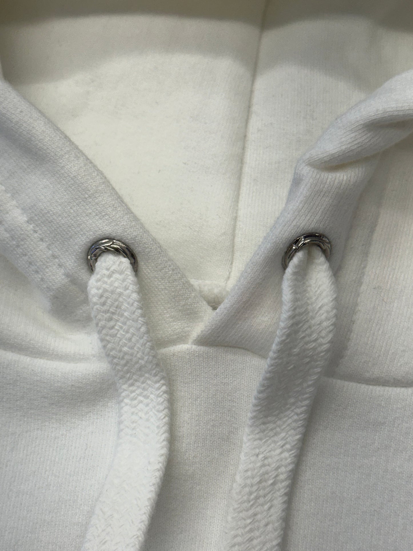 CHROME HEARTS ONLINE EXCLUSIVE PULLOVER HOODIE - WHITE/SILVER FOIL