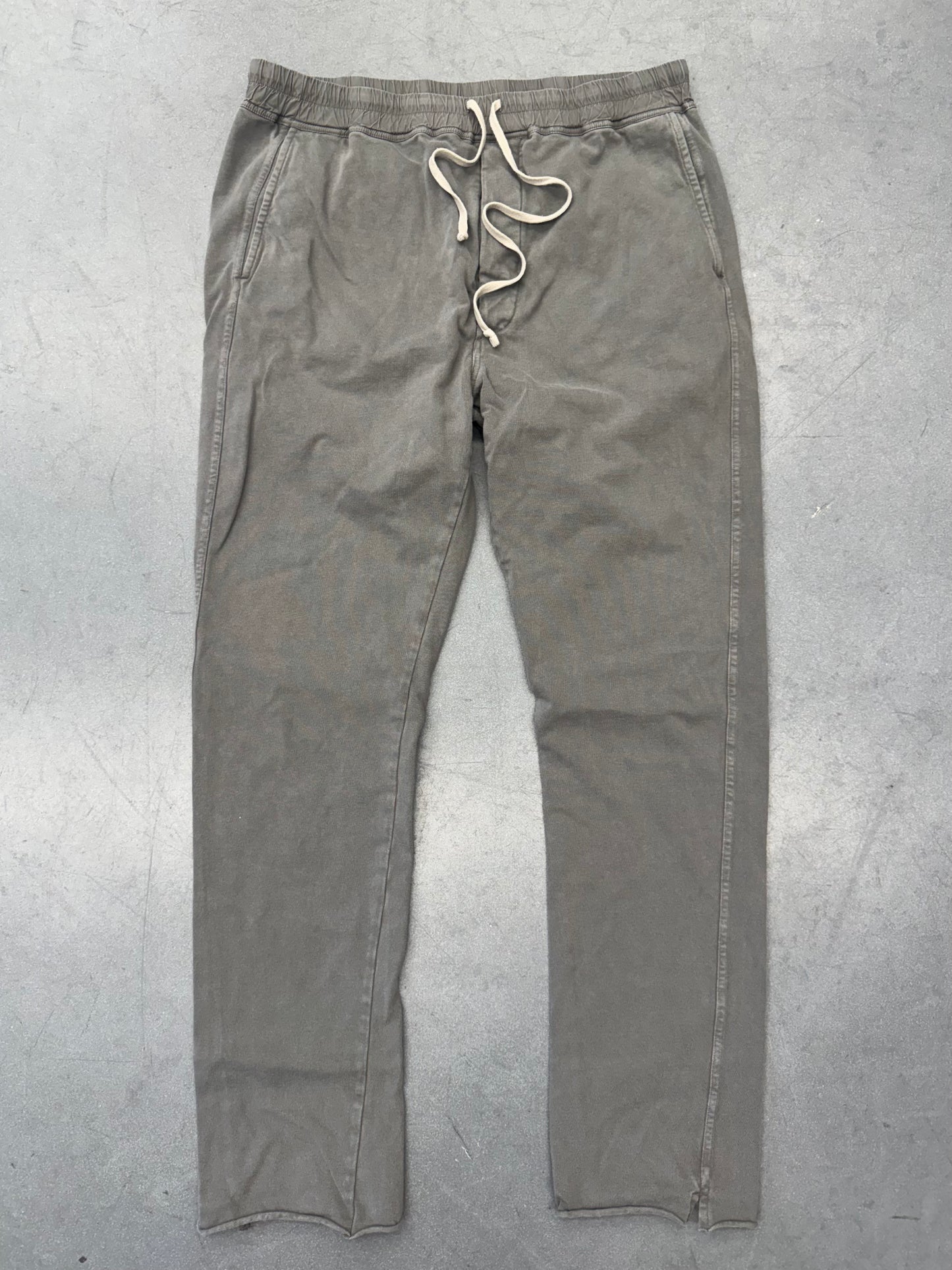 RICK OWENS DRKSHDW BERLIN HUSTLER BLUE COTTON PANTS