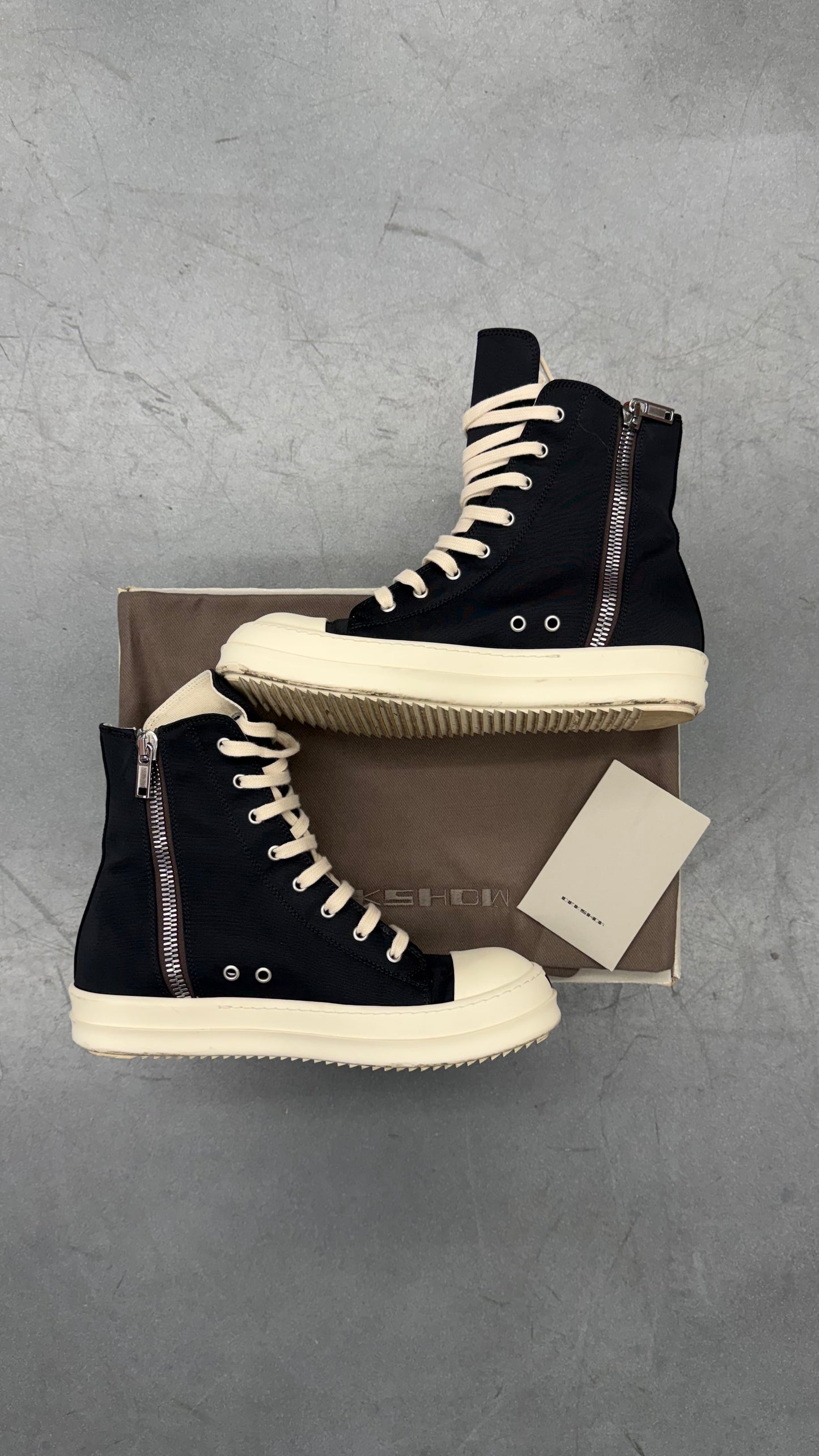 RICK OWENS DRKSHDW LUXOR QUOTE HIGH RAMONES