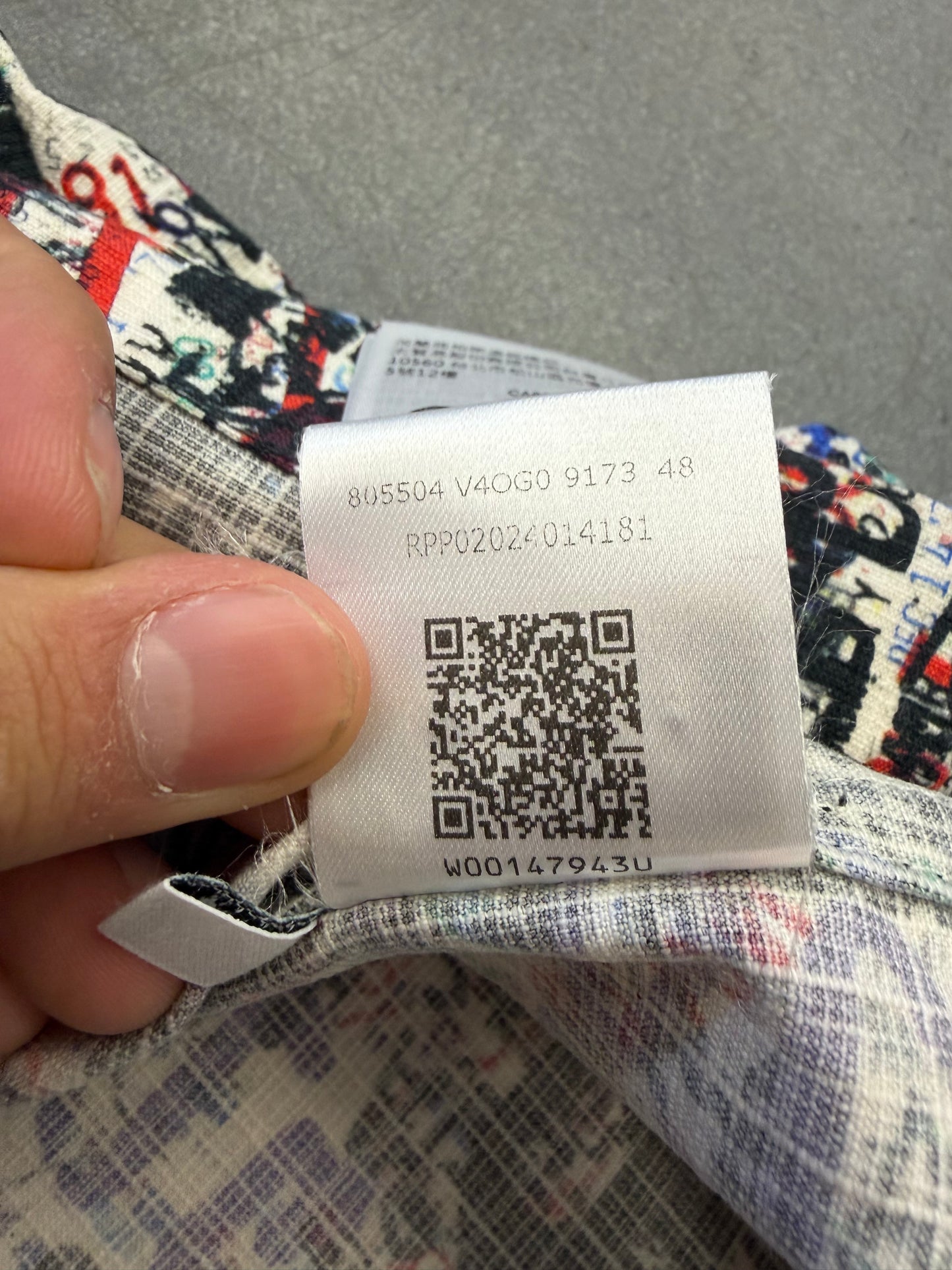 BOTTEGA VENETA MEMORY PRINT BUTTON UP SHIRT