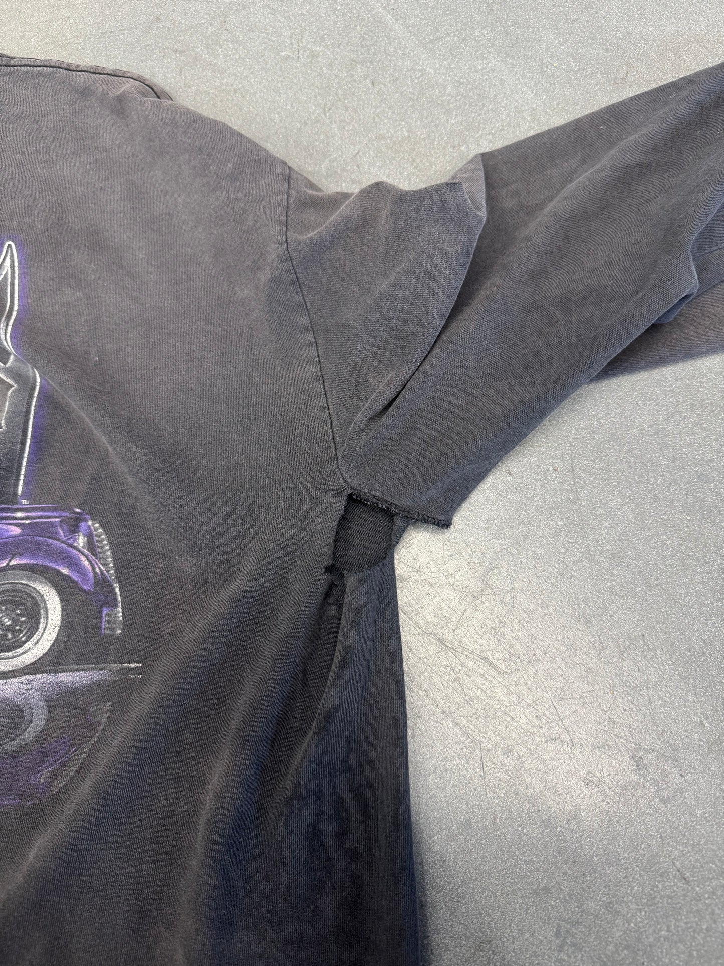 00'S WEST COAST CHOPPERS "CHOPPERS FOR LIFE" SPELLOUT LS DISTRESSED TEE (JESSE WHO TAG)