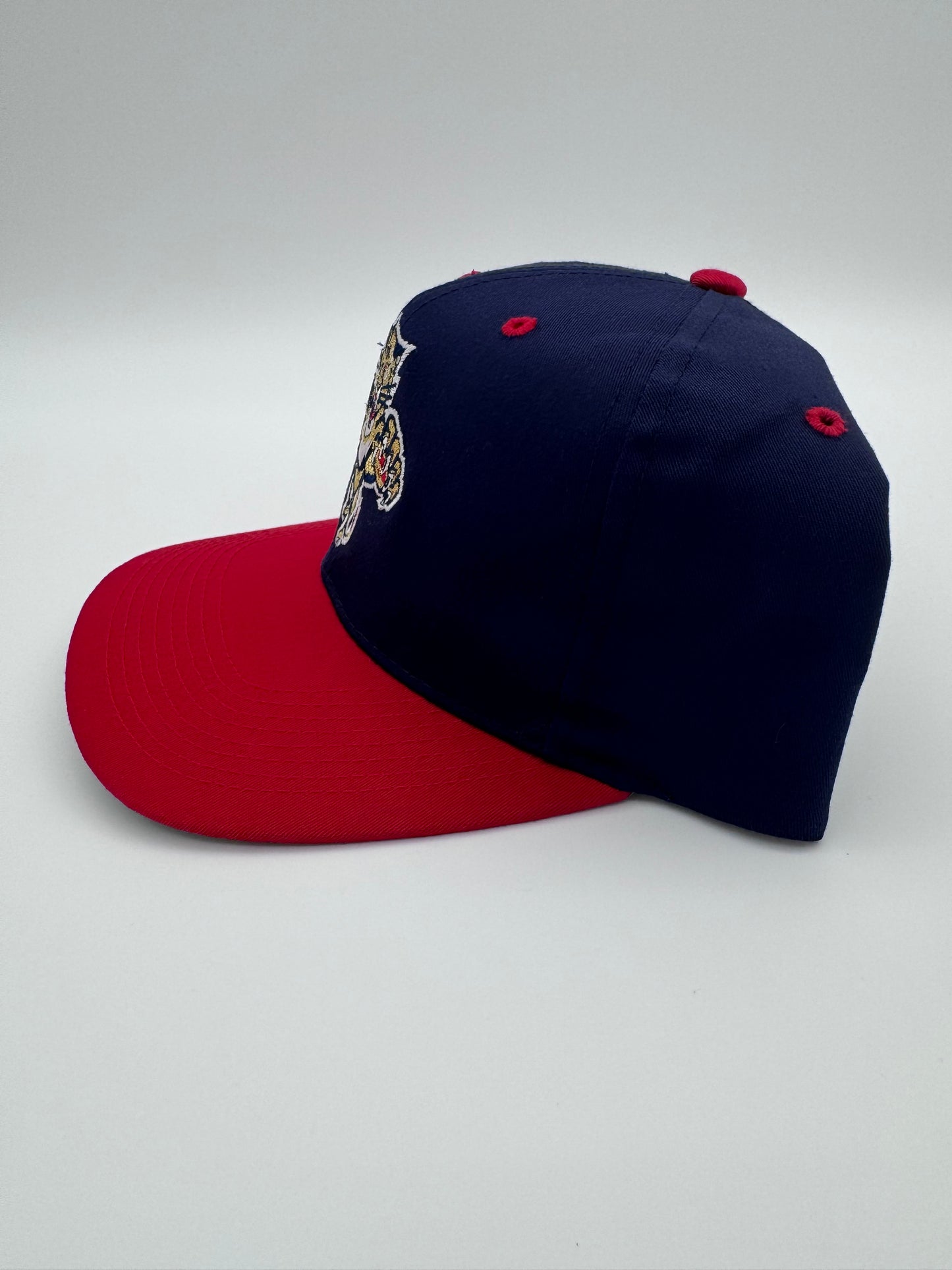 90S FLORIDA PANTHERS SPORTS SPECIALTIES NHL BACK SCRIPT SNAPBACK HAT