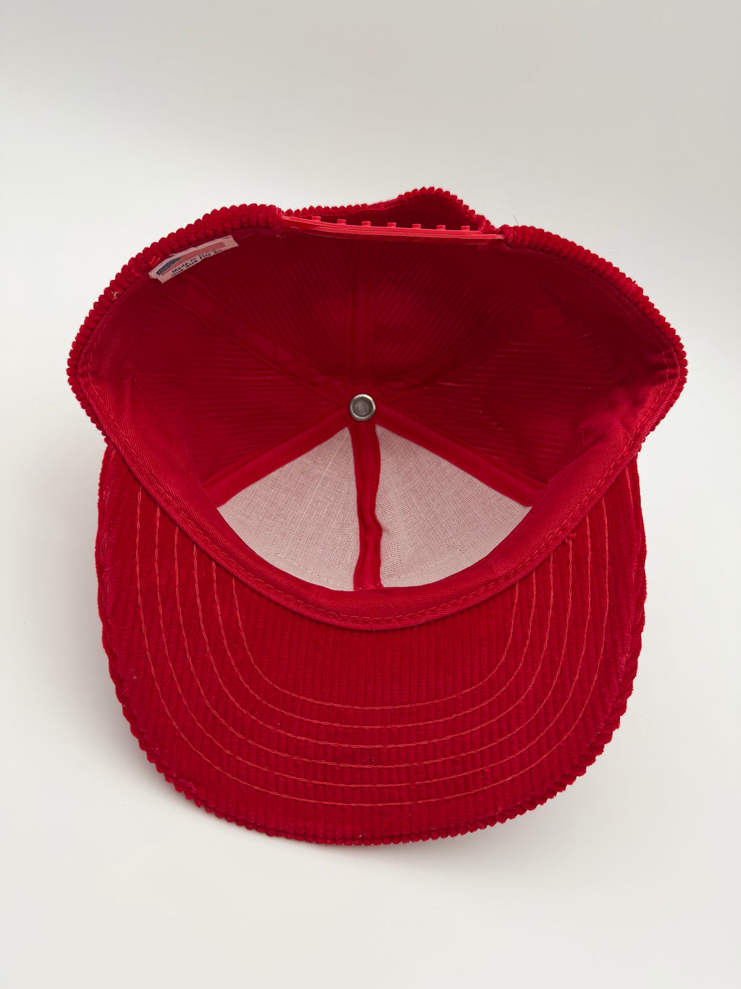 90'S BUDWEISER CORDUROY SNAPBACK HAT