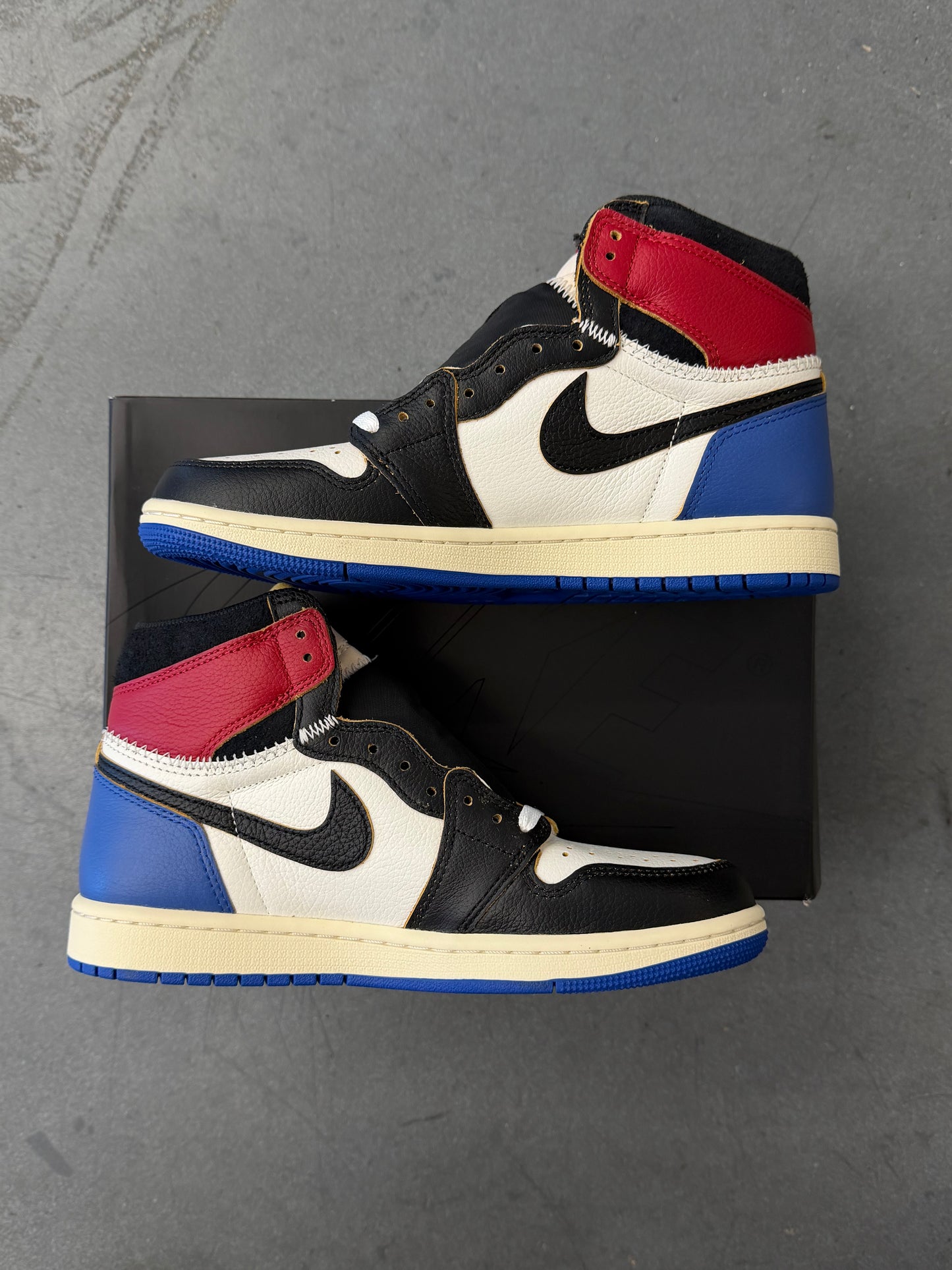 2026 JORDAN 1 RETRO HIGH OG SP FRAGMENT X UNION LA VARSITY RED SPORT ROYAL (W/BOX)