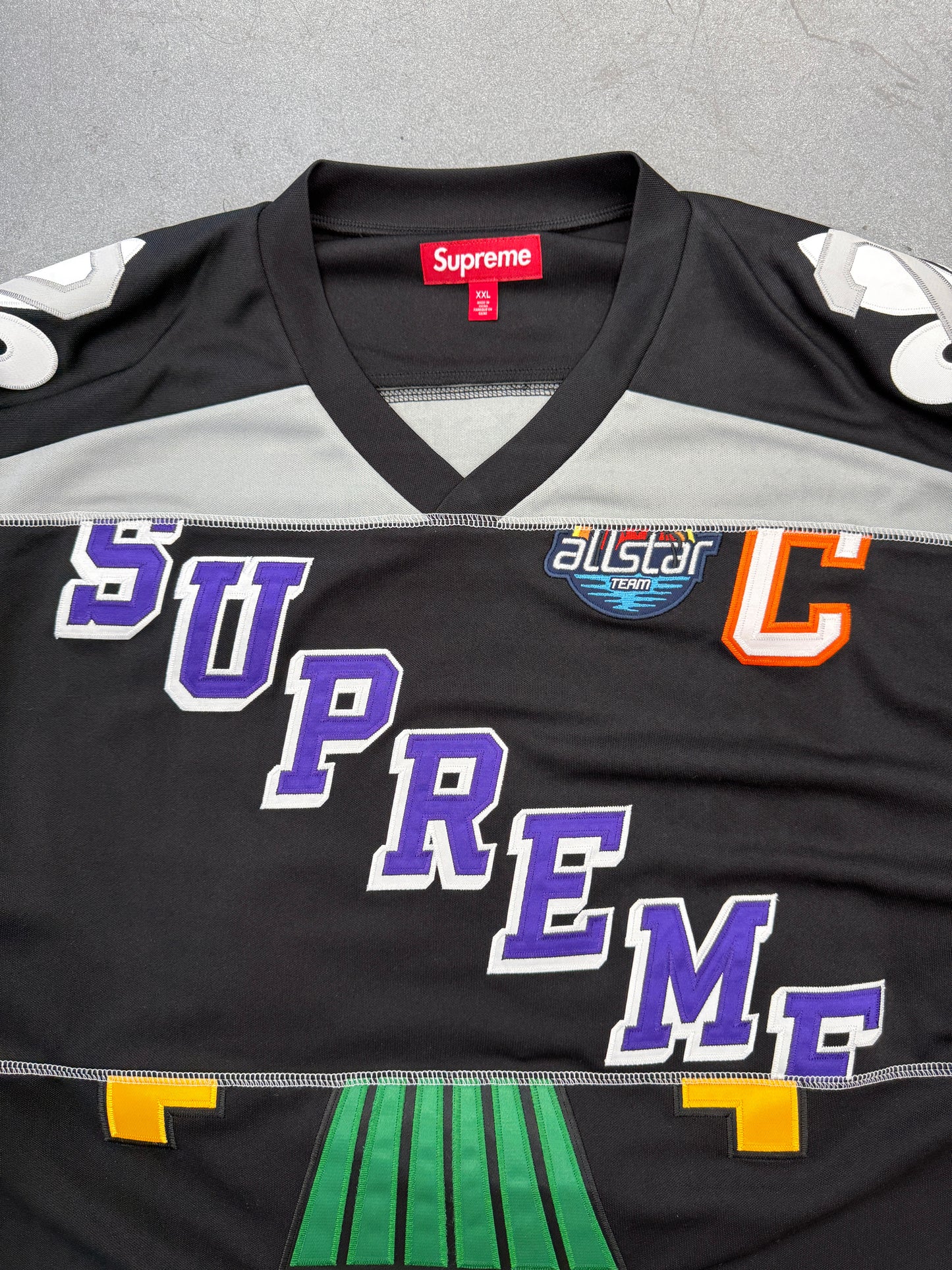 SS26 SUPREME PANELED HOCKEY JERSEY