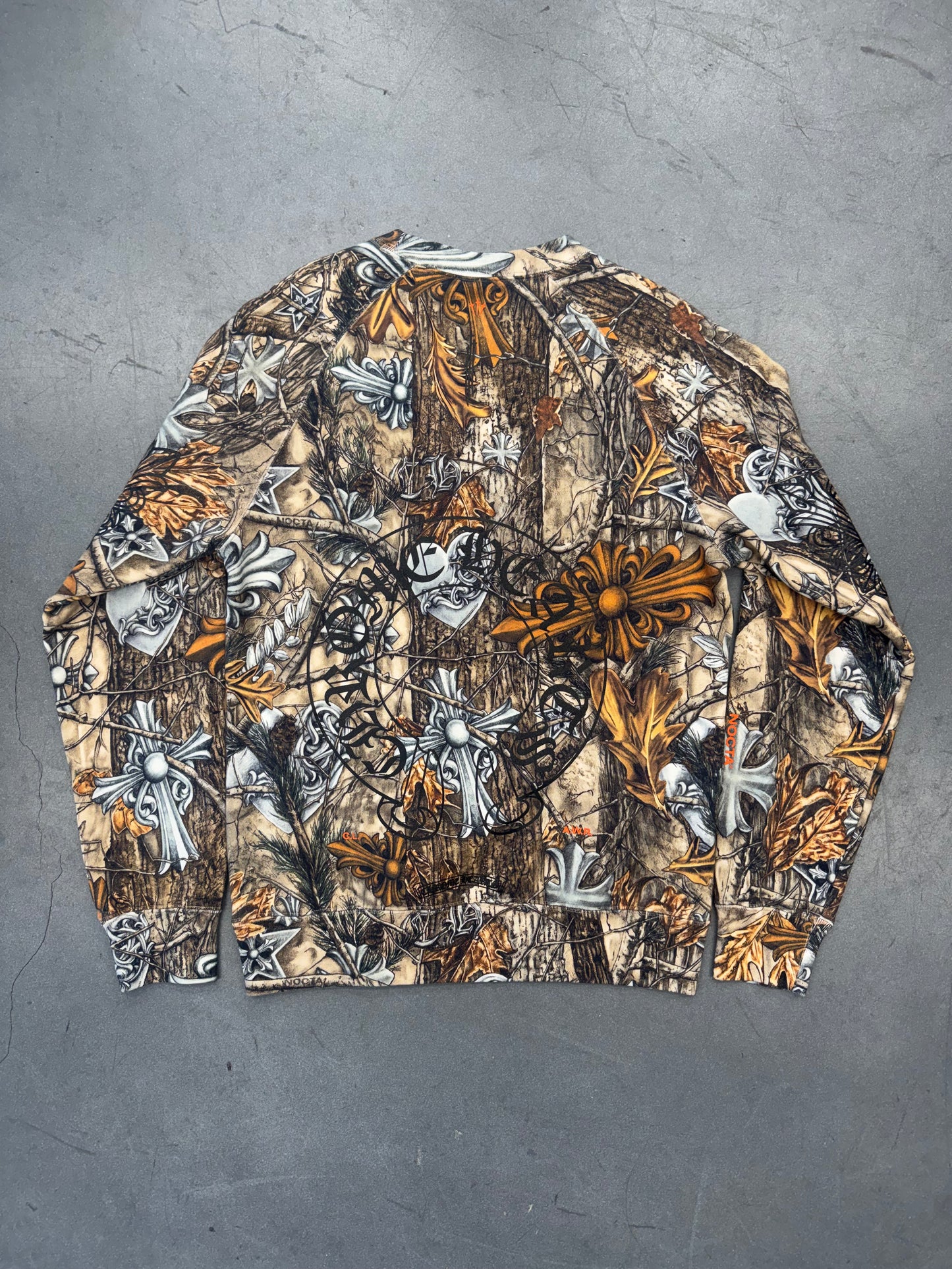 CHROME HEARTS X NOCTA REAL TREE CAMO CREWNECK