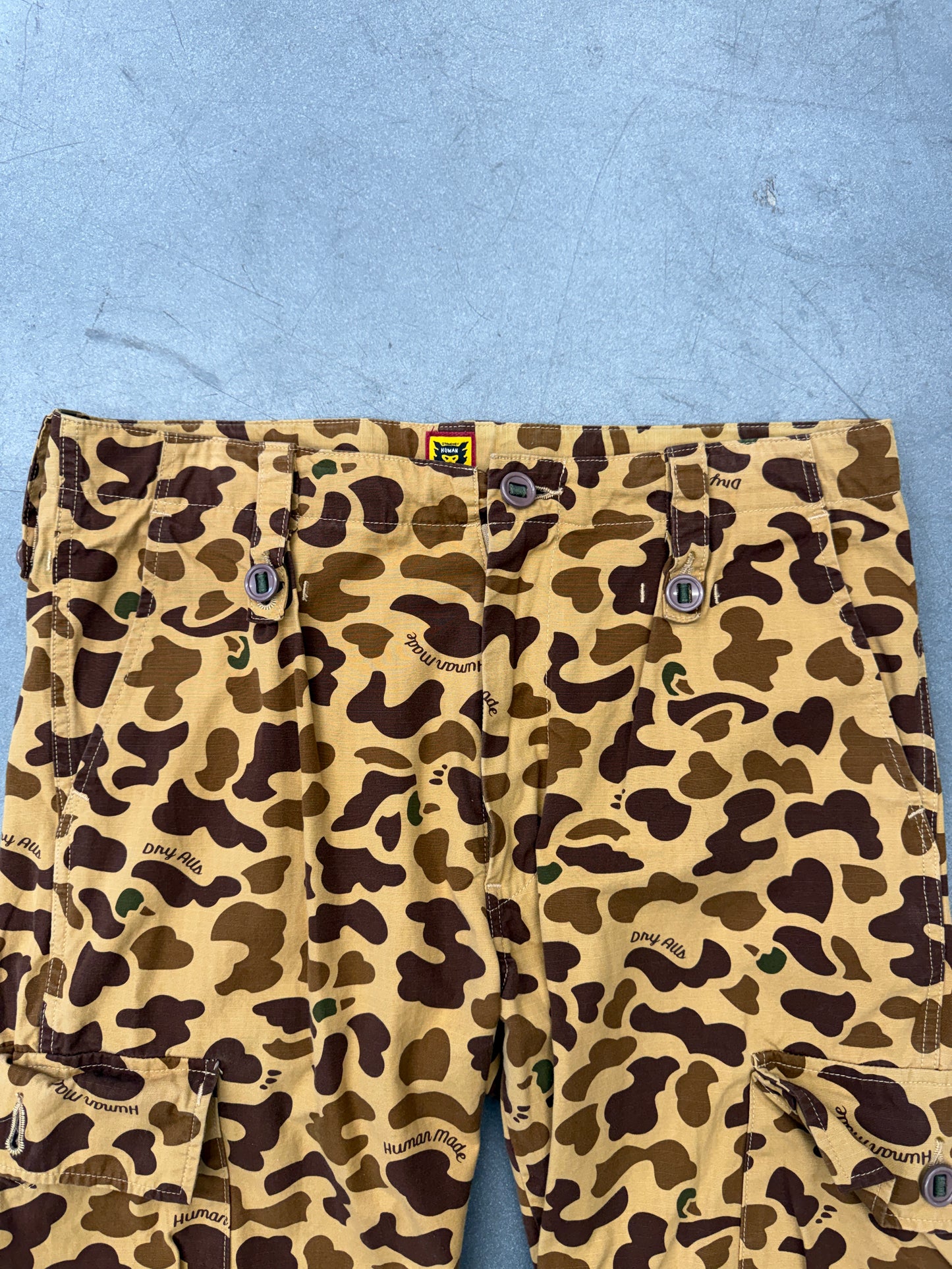 HUMAN MADE CARGO DUCK CAMO PANTS
