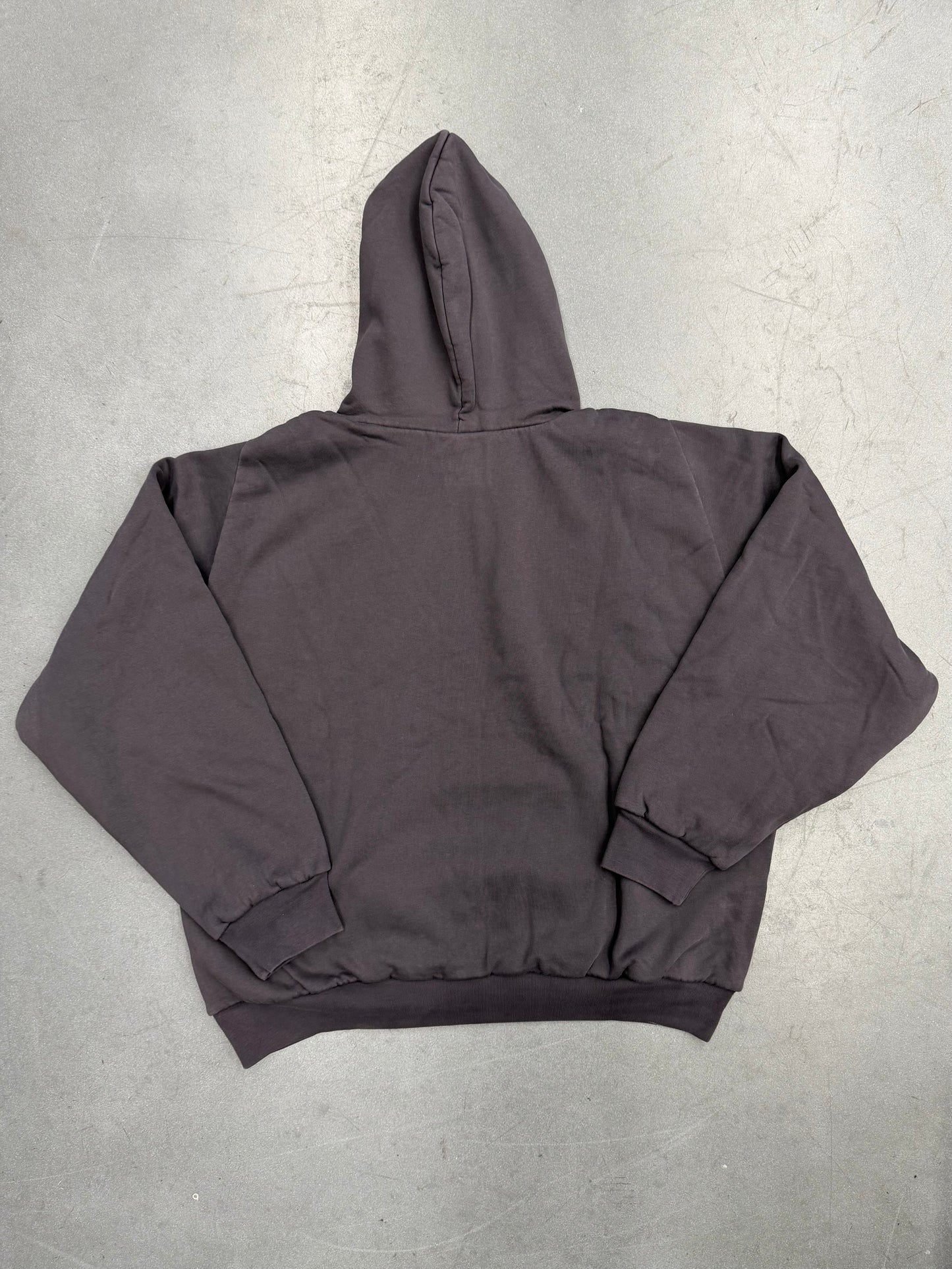 SS22 YEEZY GAP LOGO SHRUNKEN HOODIE - BLACK (2XL) (NEW)