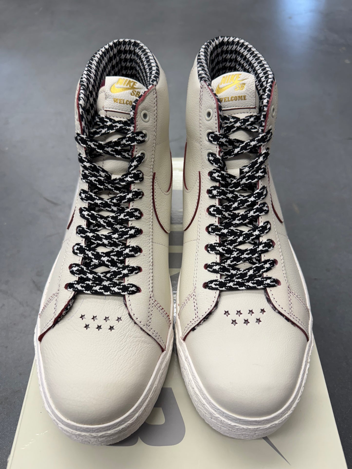 2024 SIZE 13 NIKE SB ZOOM BLAZER MID QS WELCOME SKATEBOARDING