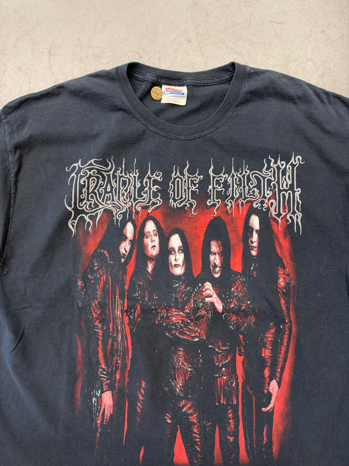 2003 CRADLE OF FILTH CHILDREN OF A LESSER GOD TEE (HANES HEAVYWEIGHT TAG)