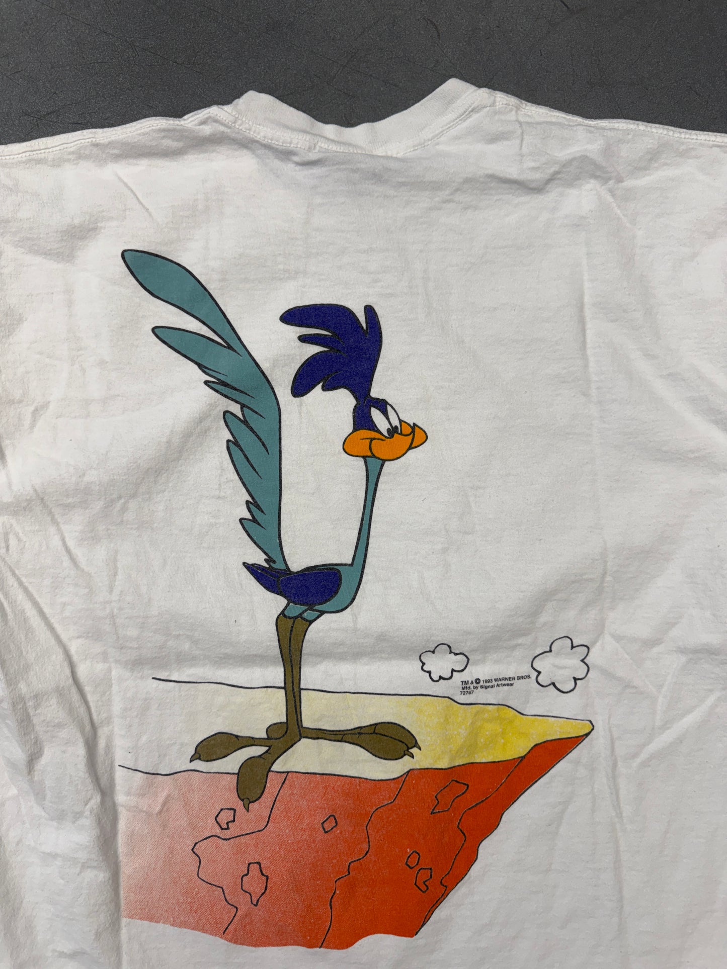 1993 WILLIE E COYOTE ROAD RUNNER TEE (SIGNAL SPORTS TAG)