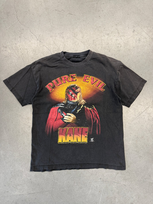 1998 WWF PURE EVIL KANE WRESTLING TEE (PULLED TAG)