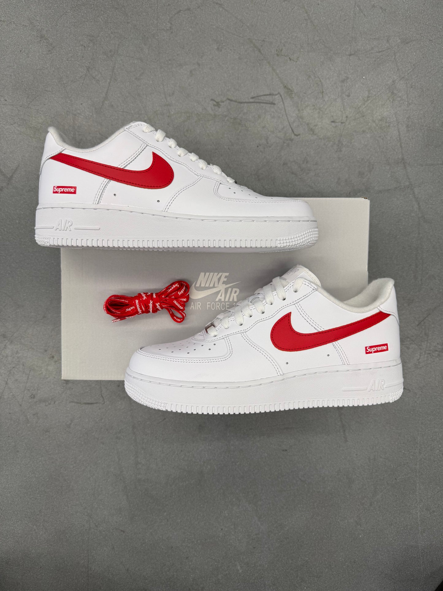 SS24 SIZE 8.5 SUPREME NIKE AIR FORCE 1 LOW SHANGHAI EXCLUSIVE (REPLACEMENT BOX)