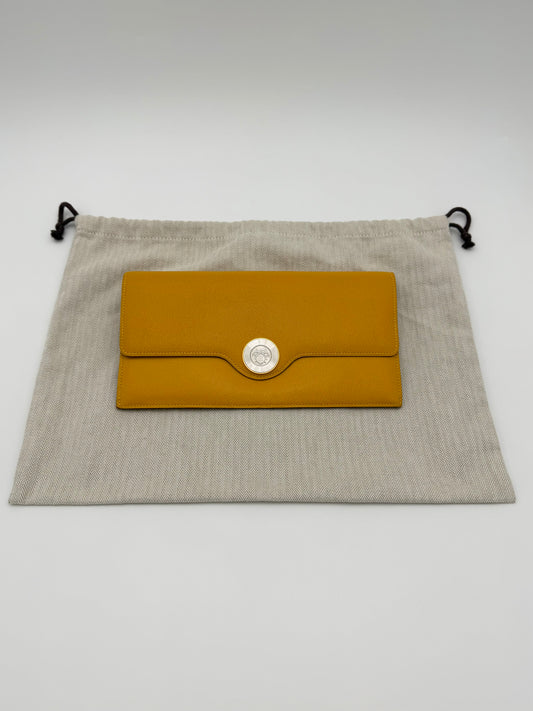 HERMES COURCHEVEL EX-LIBRIS CLUTCH (WITH DUSTBAG)