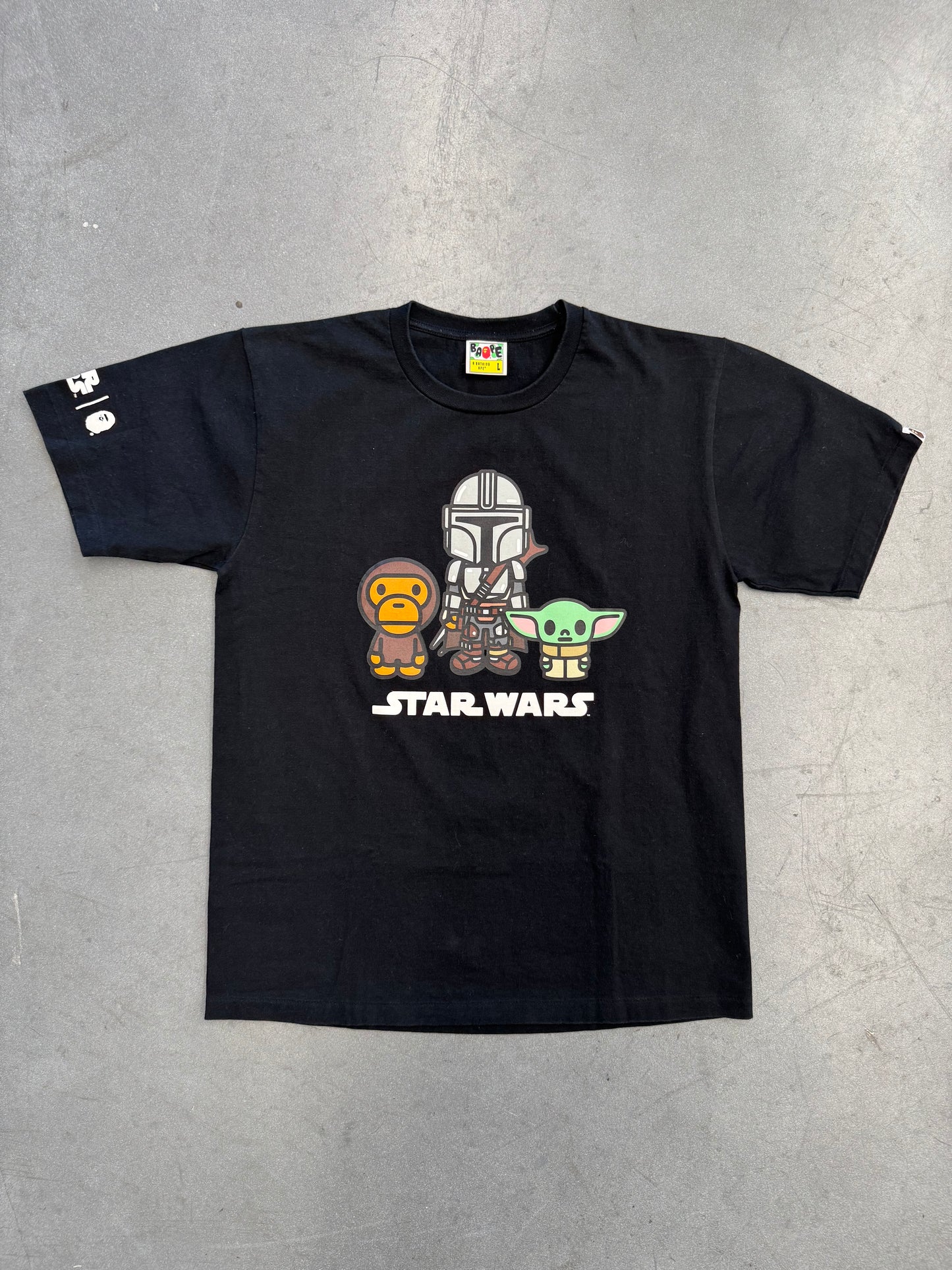 SS20 BAPE X STAR WARS THE CHILD MANDALORIAN BABY MILO TEE
