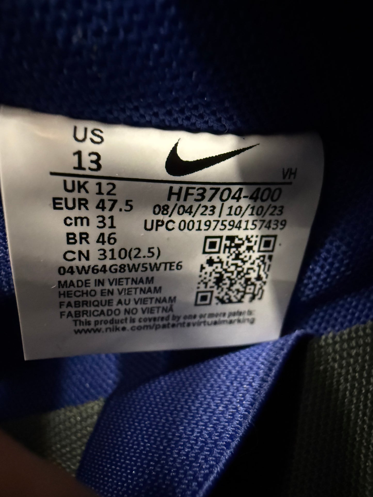 2024 SIZE 13 NIKE SB DUNK LOW DEEP ROYAL BLUE
