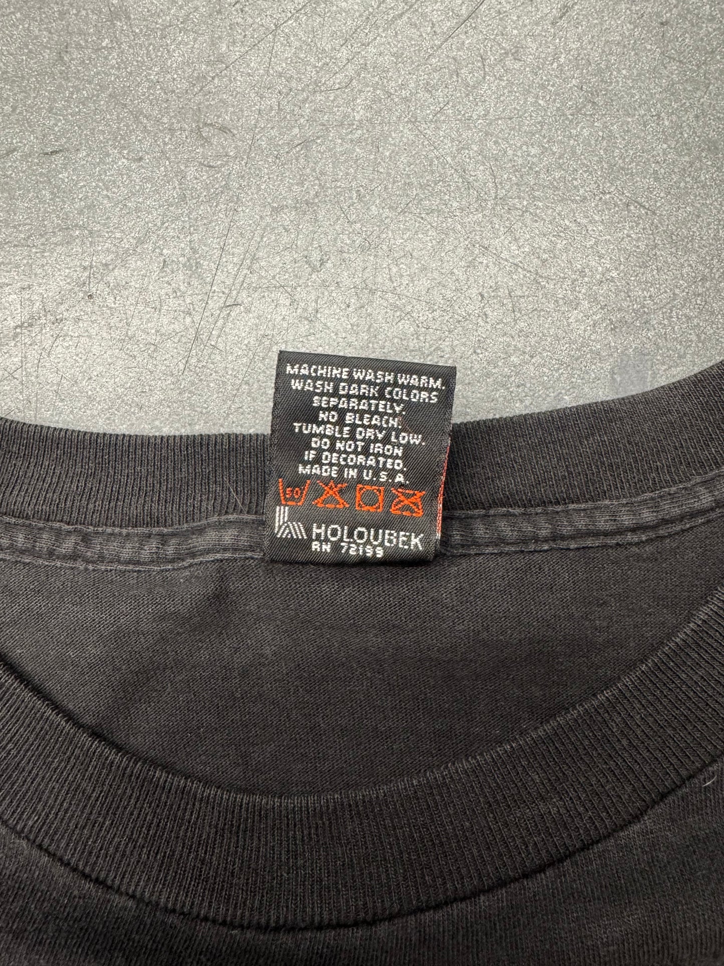 1994 HARLEY-DAVIDSON CHROME & STEEL BUFORD, GEORGIA TEE (HARLEY DAVIDSON TAG)