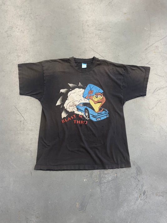 1994 TAZ BLAST N' THRU NASCAR TEE (FOTL TAG)