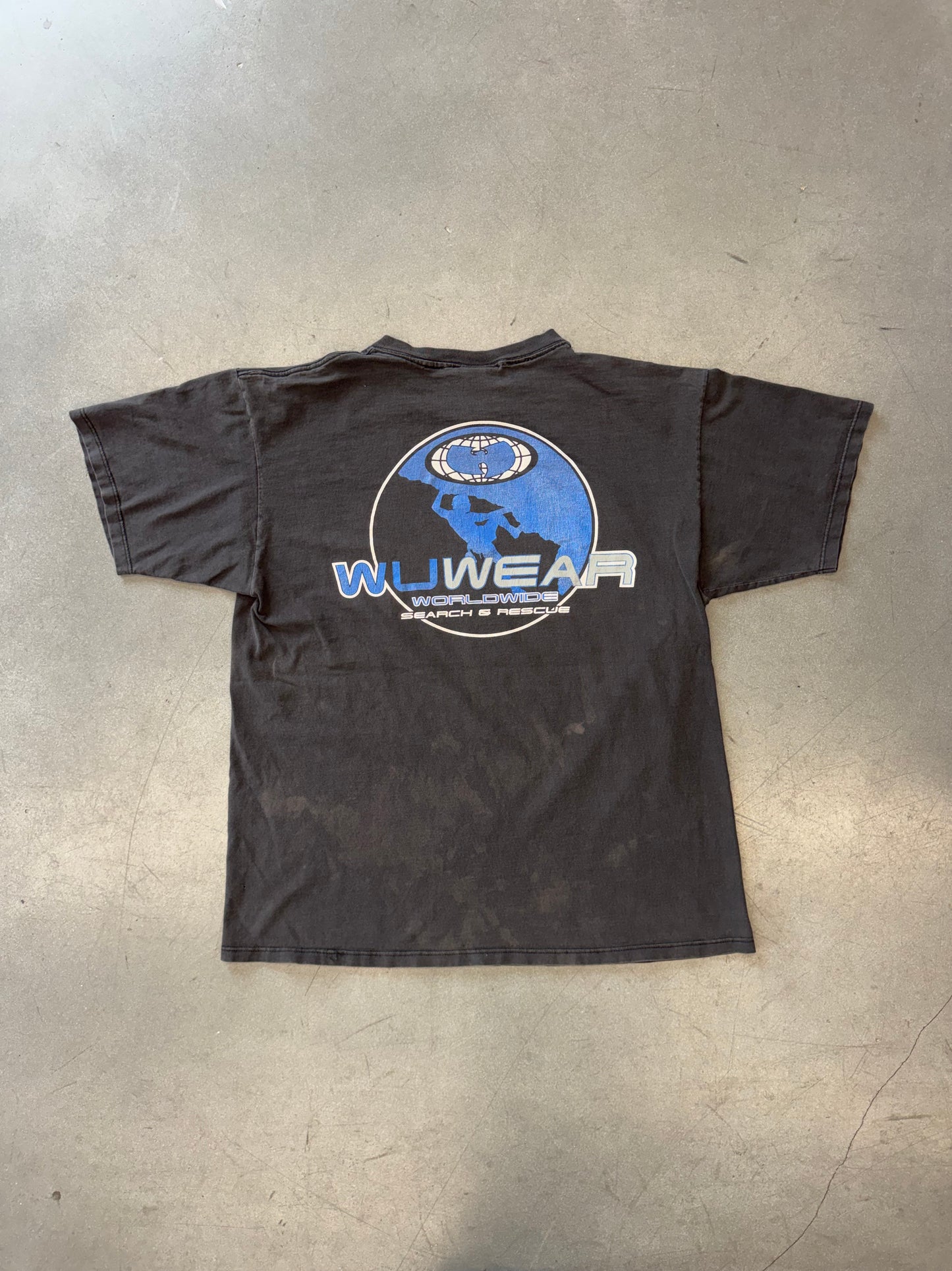 90S WU-TANG SEARCH & RESCUE TEE (WU-WEAR TAG)