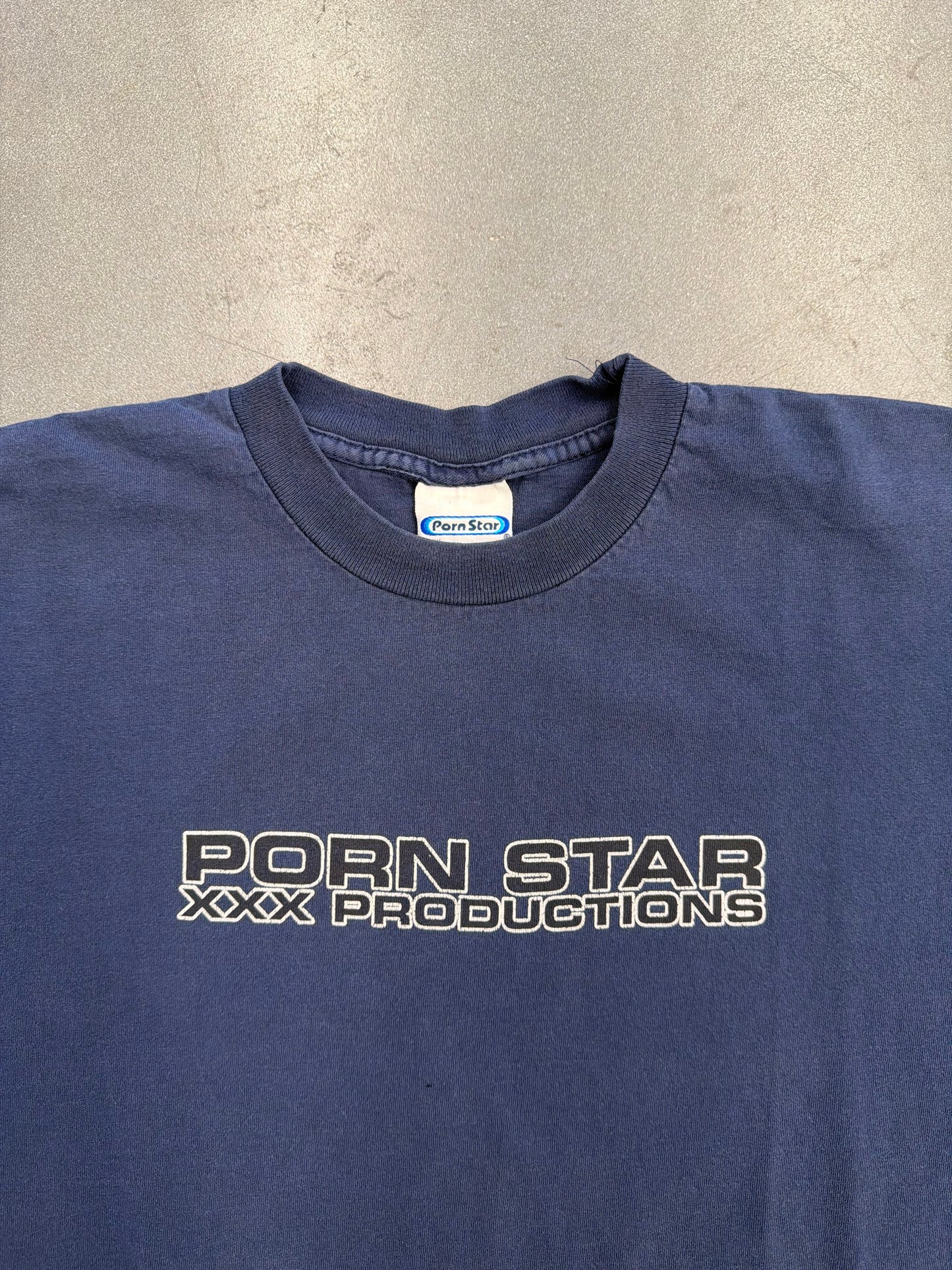 90'S PORN STAR PRODUCTIONS TEE (PORN STAR TAG)
