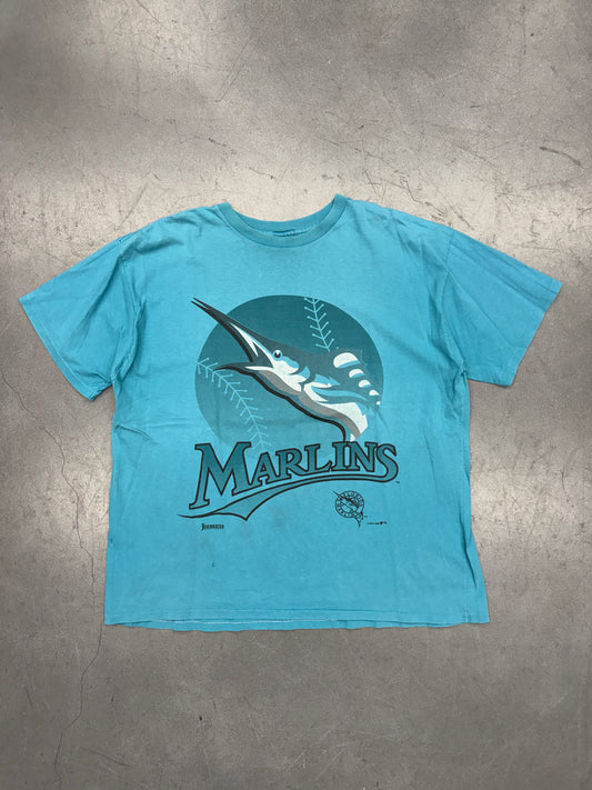 1993 FLORIDA MARLINS JOSTENS SPORTSWEAR  BASEBALL TEE (JOSTENS SPORTSWEAR TAG)