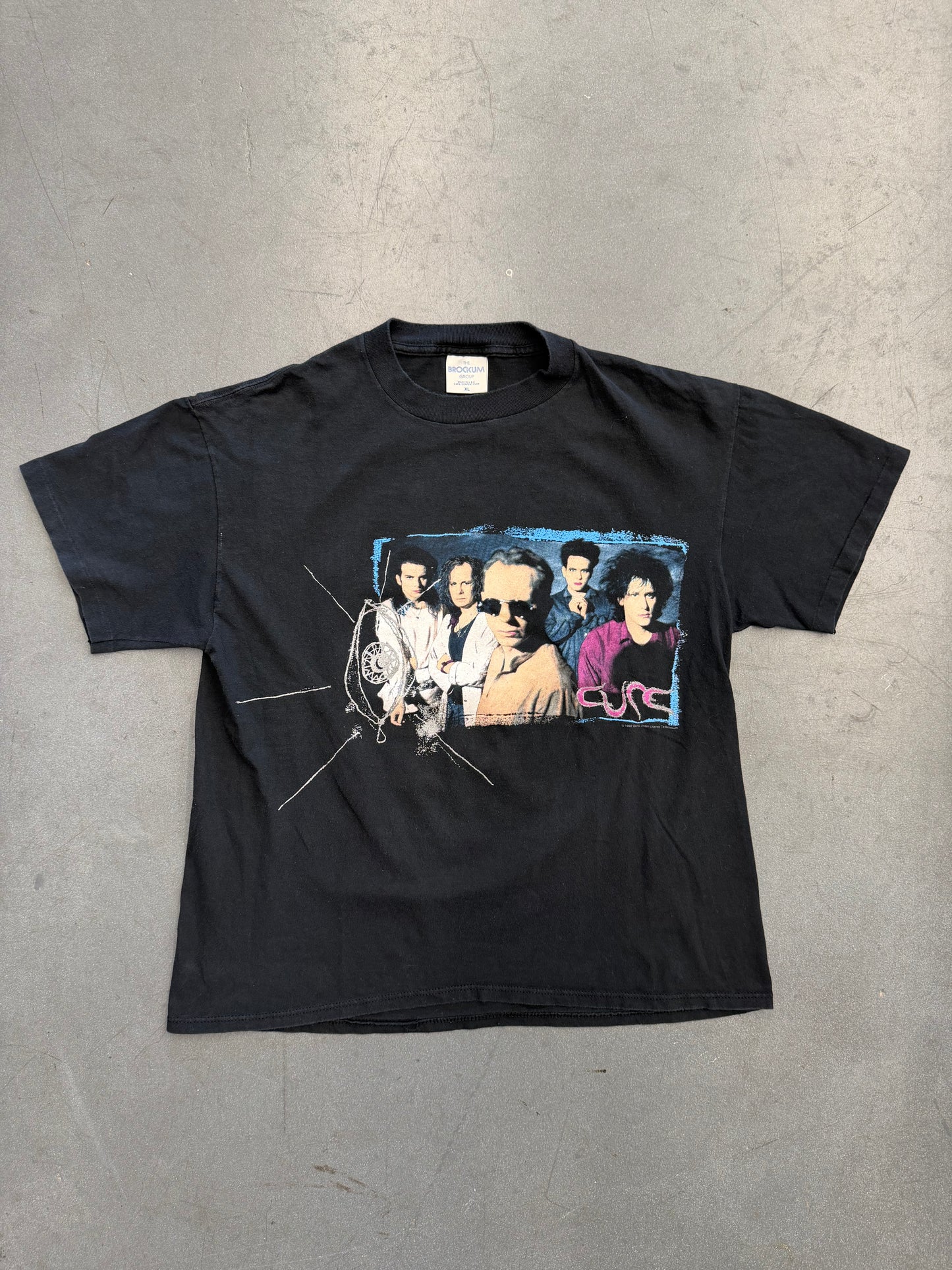 1992 THE CURE WISH TOUR TEE (BROCKUM TAG)
