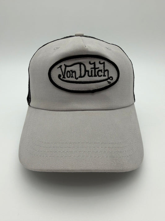 VON DUTCH TRUCKER HAT GREY/BLACK