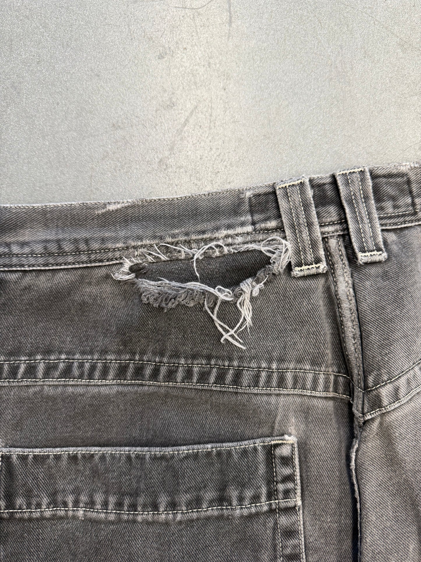 Y2K CUSTOM 1/1 JNCO PATCH SKATE JEANS (MADE OF 3 VINTAGE PAIRS)