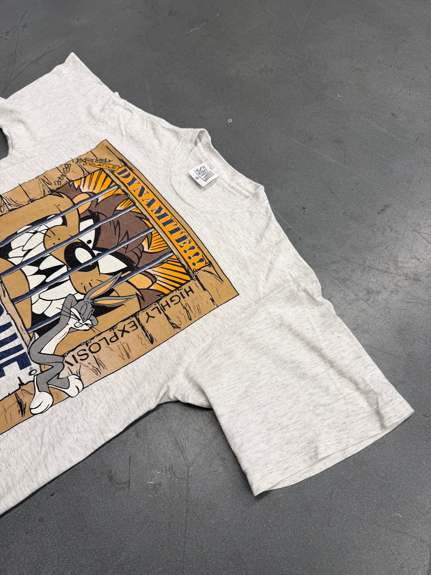 1994 NOTRE DAME FIGHTING IRISH "DYNAMITE" TAZ TEE (SAVY SPORTSWEAR TAG)