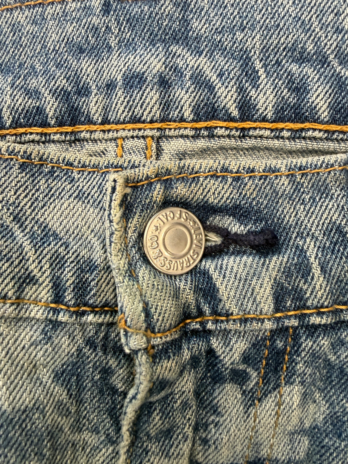 LEVIS VERDY AOP JEANS (31/32) (SILVER BACK TAB)