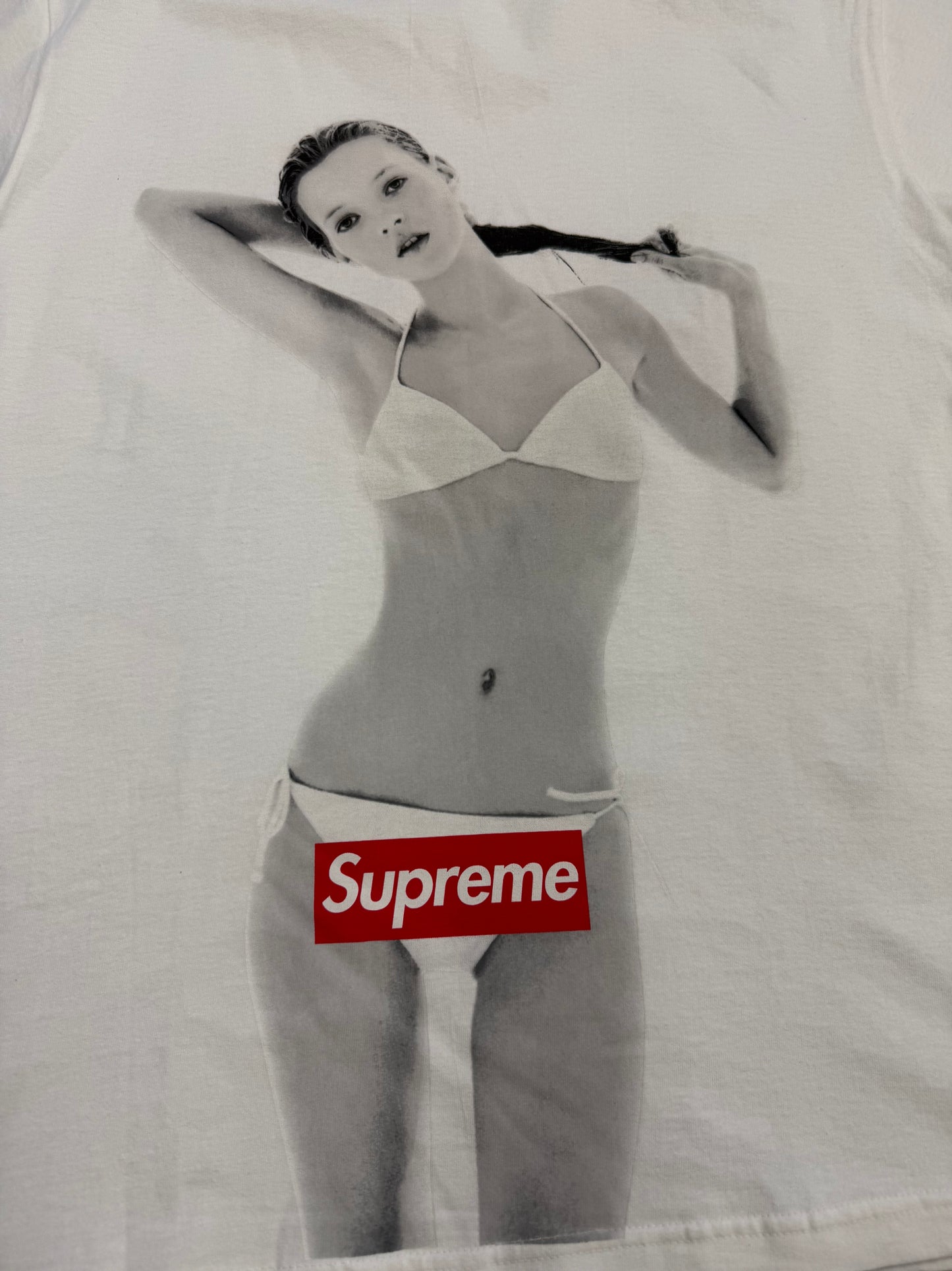2004 SUPREME KATE MOSS NEW YORK 10TH ANNIVERSARY BOX LOGO TEE (L)
