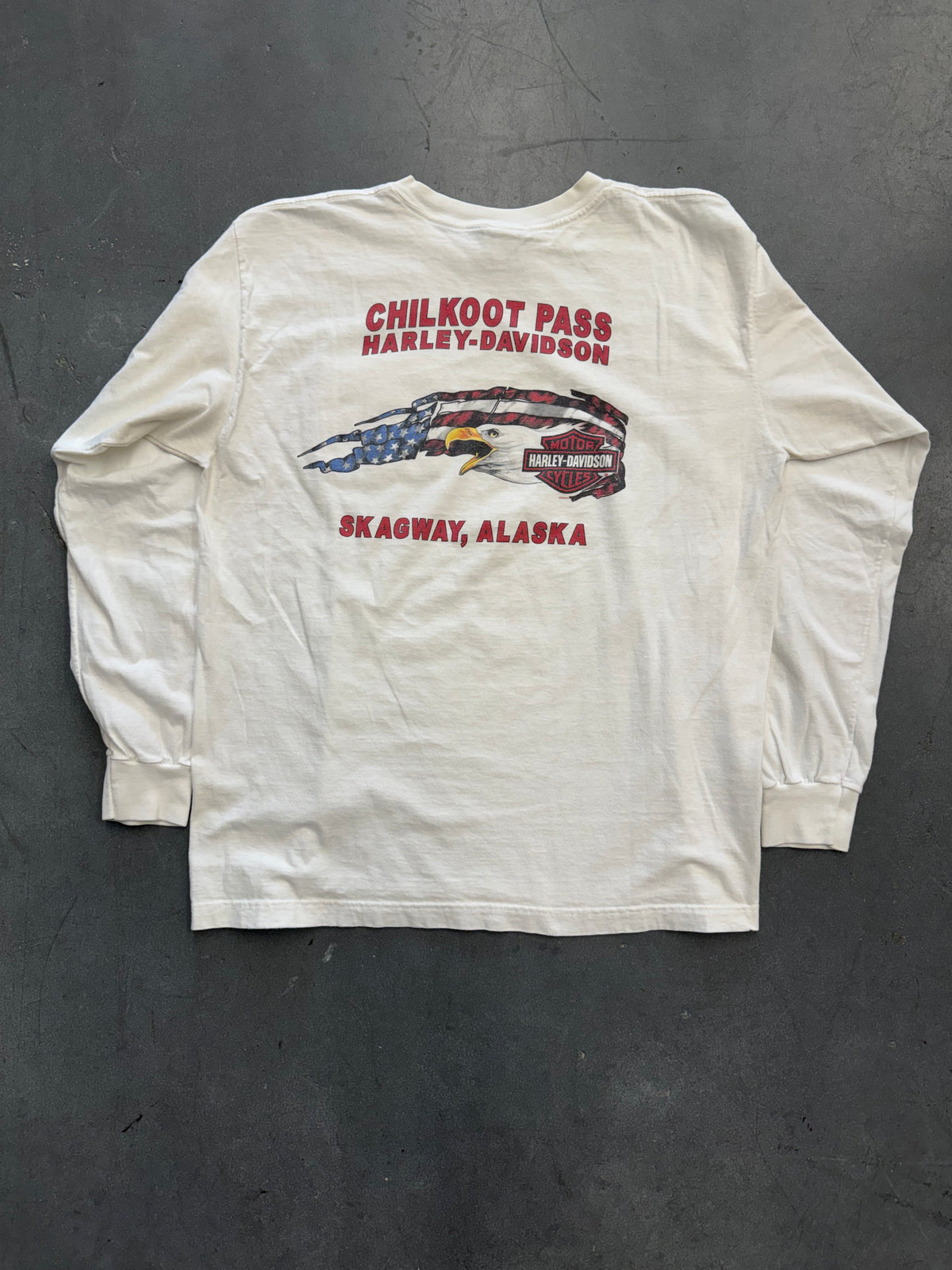 2004 HARLEY-DAVIDSON CHILKOOT PASS SKAGWAY, ALASKA LONGSLEEVE TEE