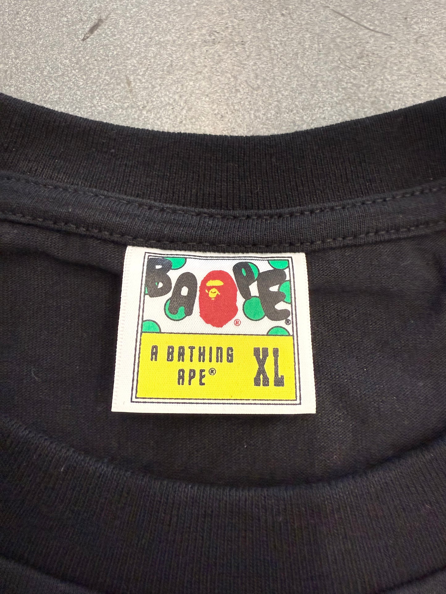 SS25 A BATHING APE BAPE TRANSIT AUTHORITY SHIRT (NEW) (XL)