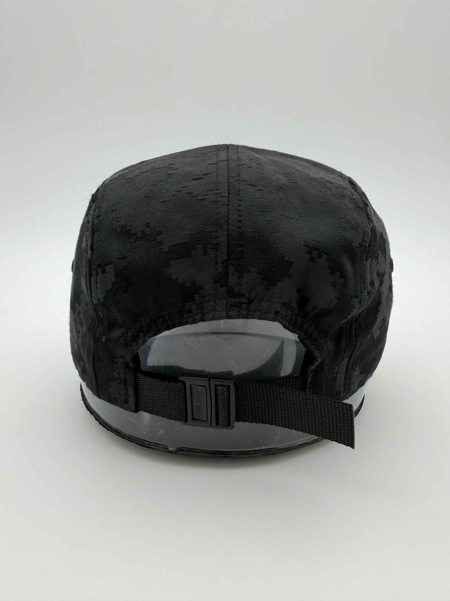 SS20 SUPREME SATIN DIGI CAMO CAP - BLACK