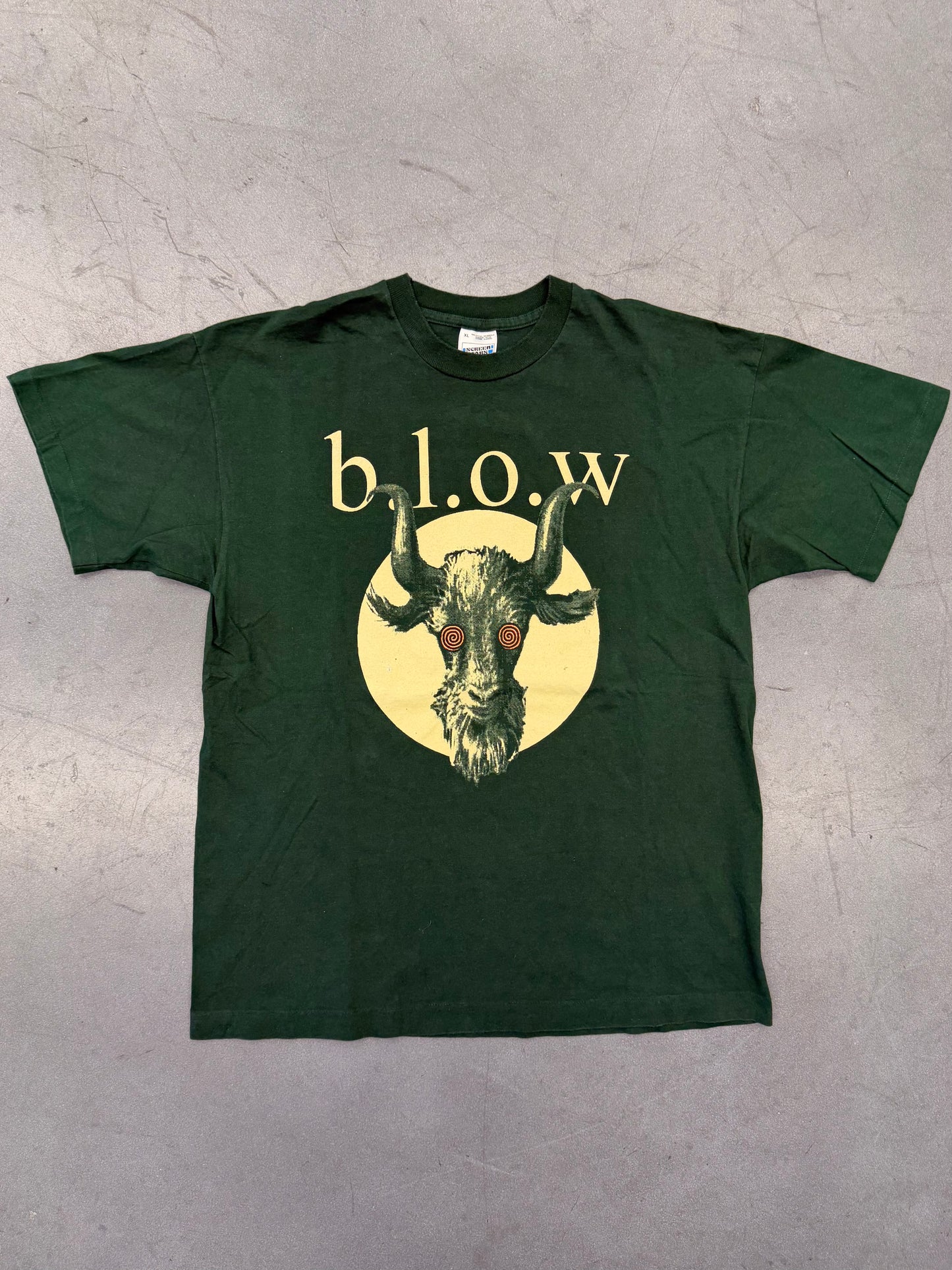 90'S B.L.O.W "MAN & GOAT ALIKE" TEE (SCREEN STARS TAG)