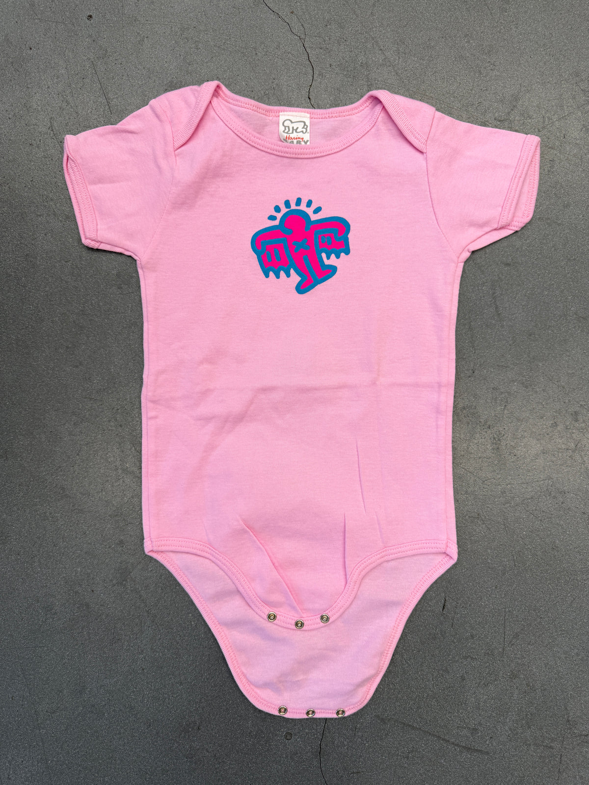 Y2K VINTAGE KEITH HARING ROBOT BABY ROMPER (HARING BABY TAG)