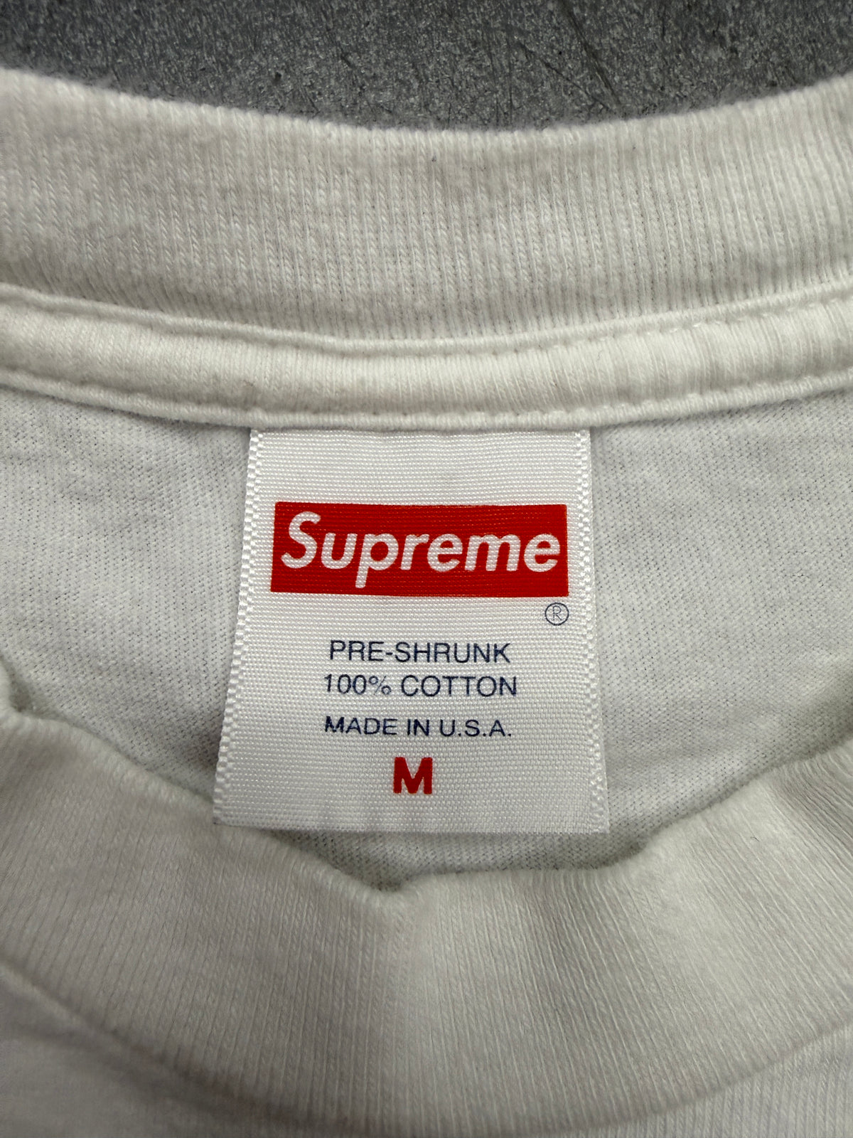 SS19 SUPREME SWAROVSKI BOX LOGO TEE