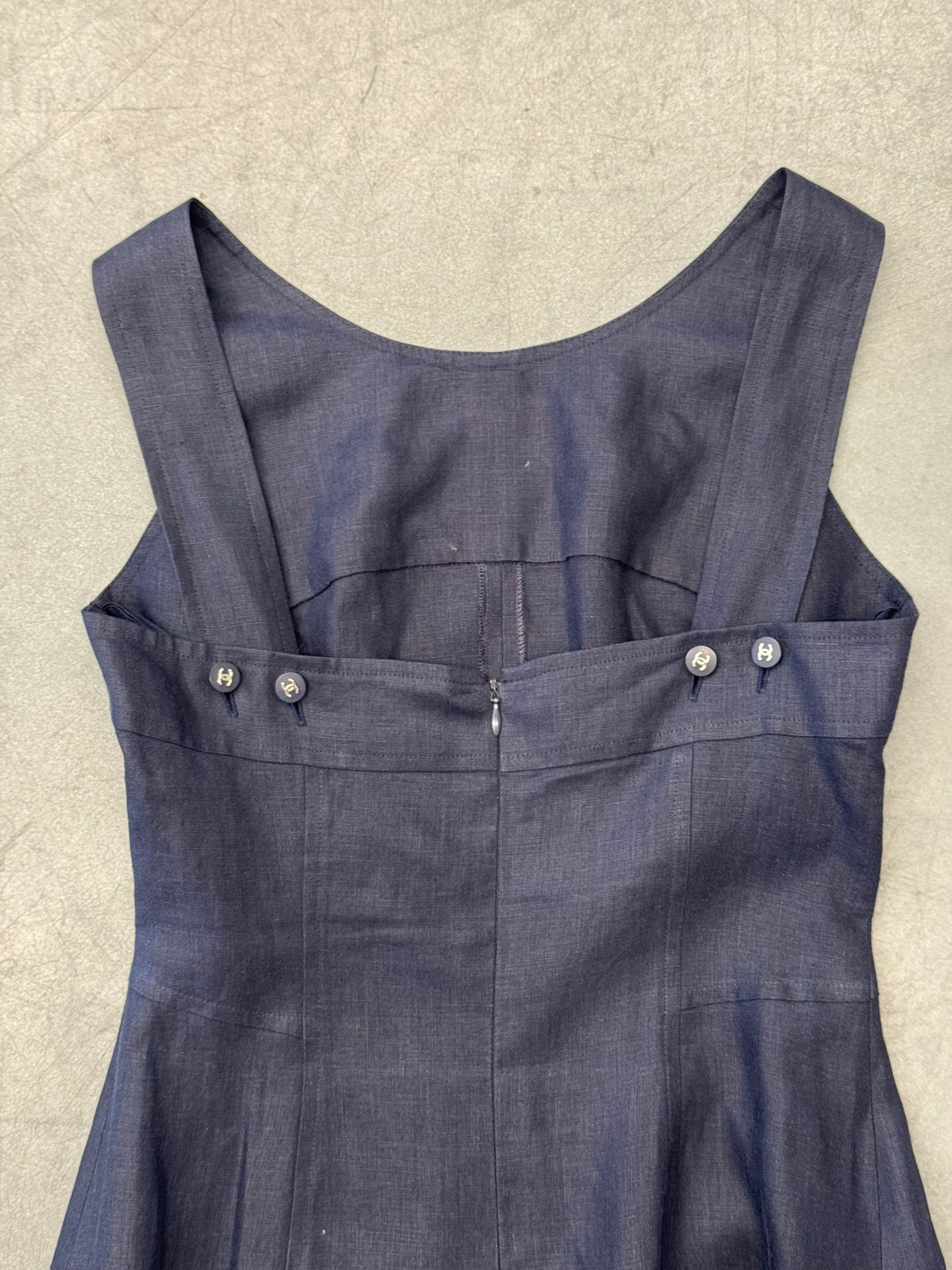 SS96 CHANEL LINEN COCKTAIL DRESS