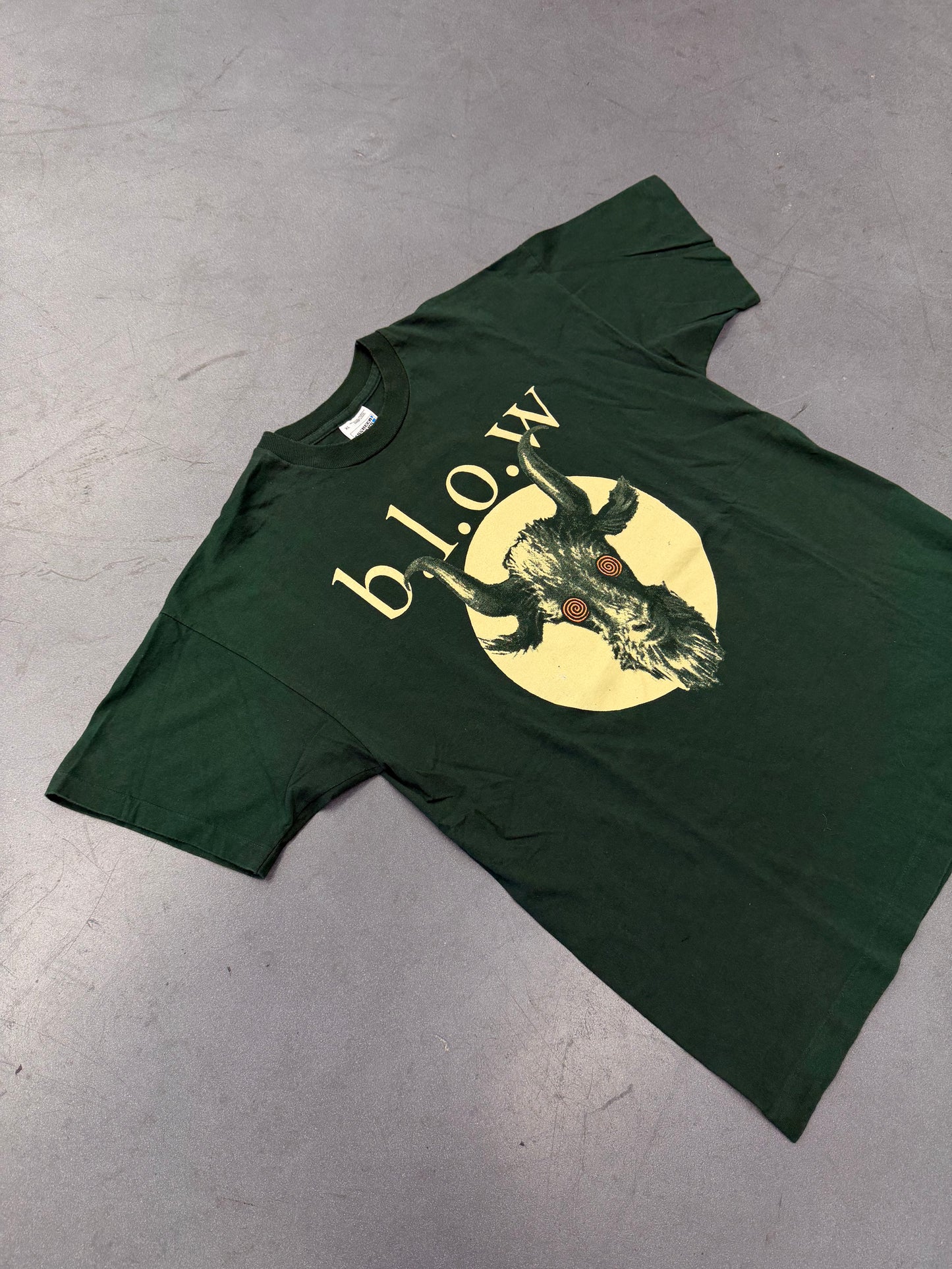 90'S B.L.O.W "MAN & GOAT ALIKE" TEE (SCREEN STARS TAG)