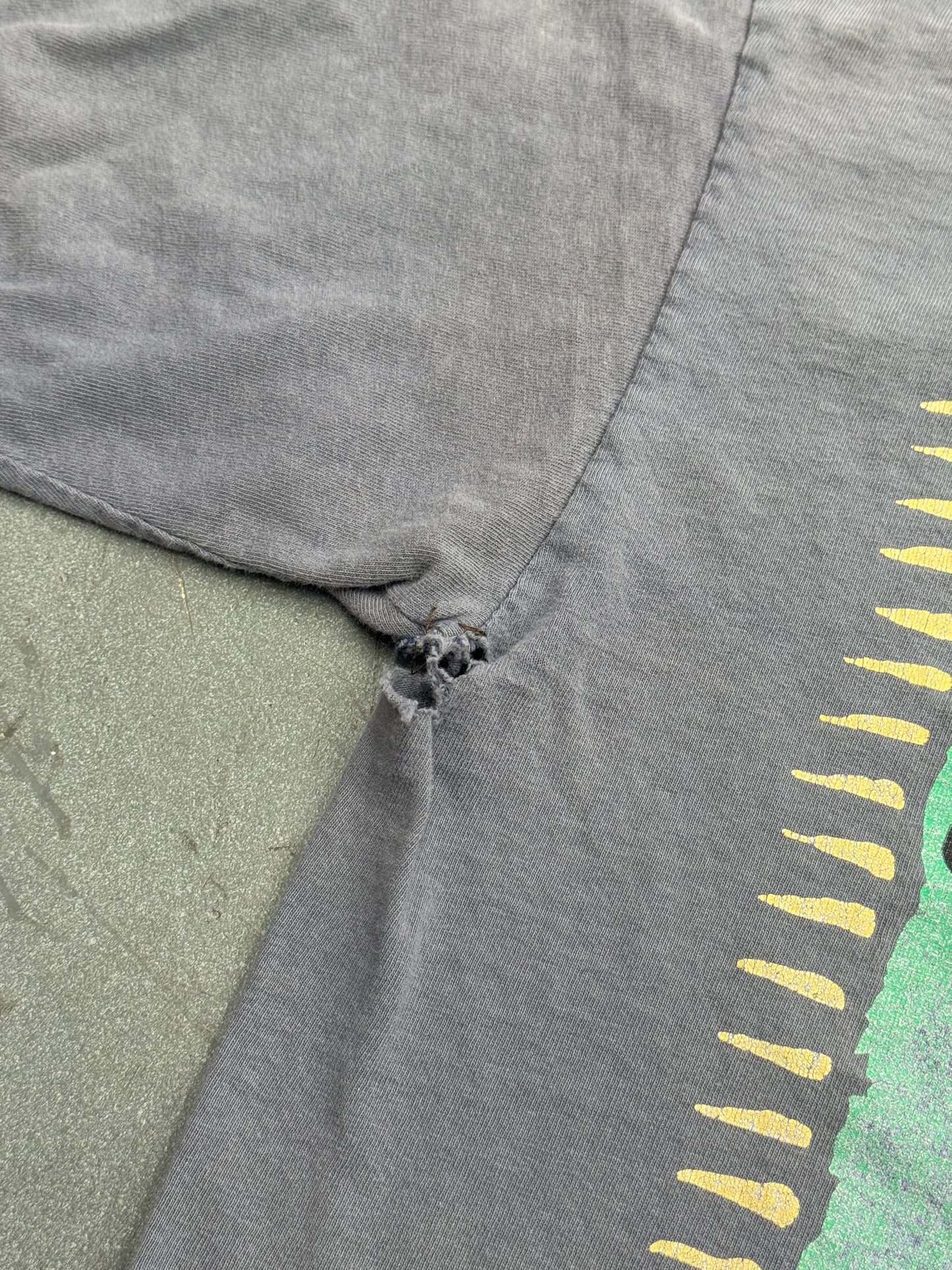 90S DISTRESSED NEW ORLEANS "WE BE JAZZIN'" TEE (ANVIL TAG)