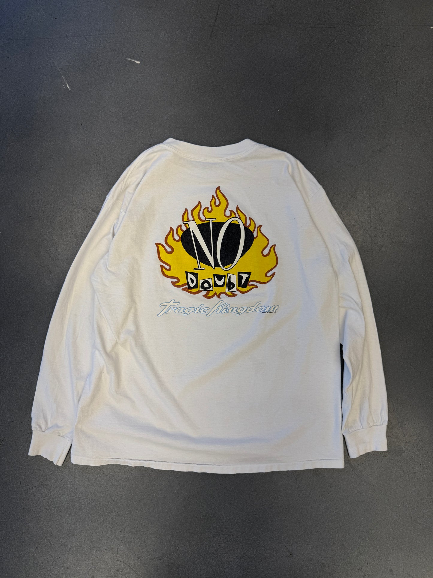 1996 NO DOUBT TRAGIC KINGDOM MULLET LONGSLEEVE TEE (ALL SPORT TAG)