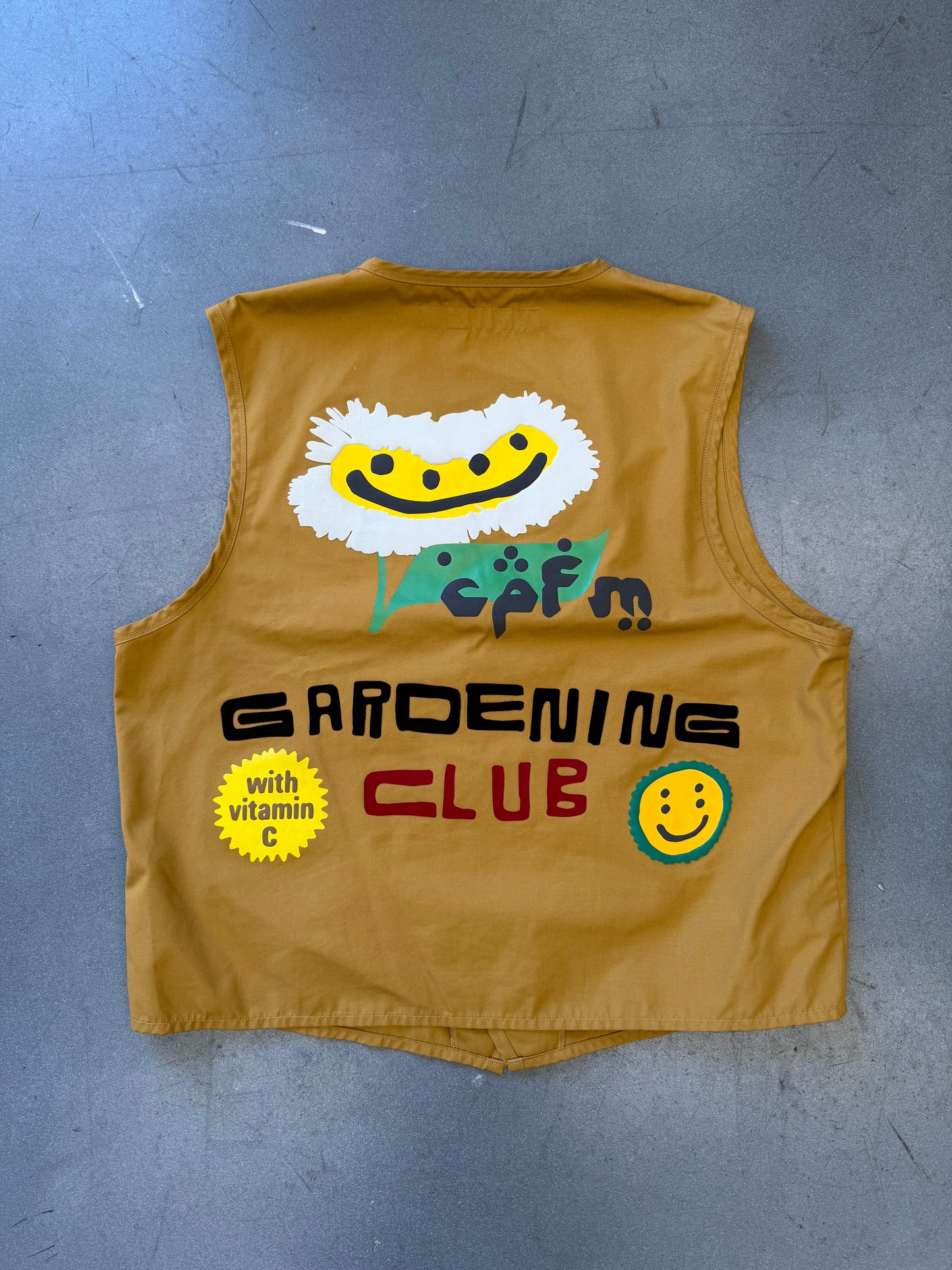 CPFM GARDENING CLUB VEST CACTUS PLANT FLEA MARKET