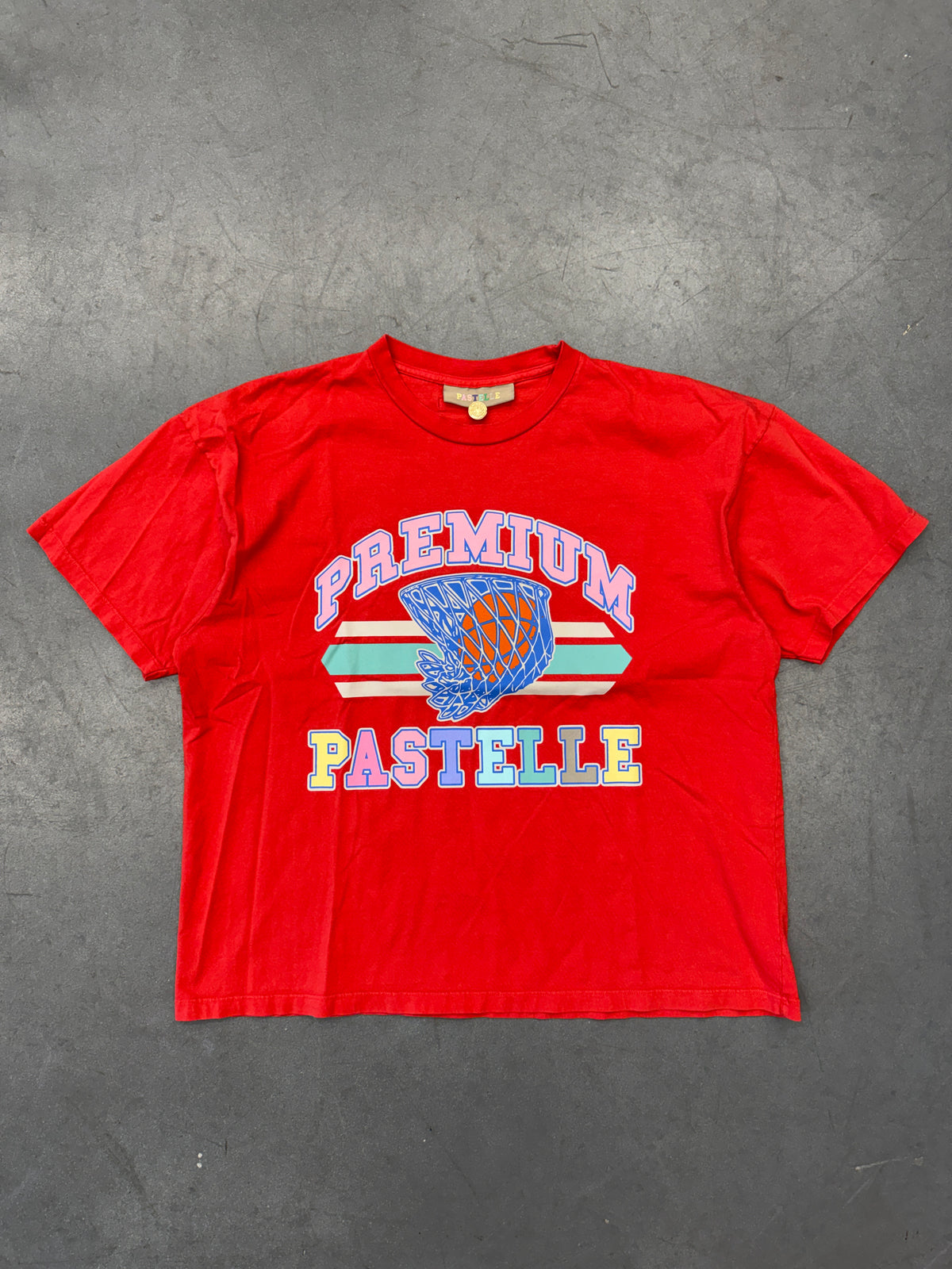 PASTELLE PREMIUM BASKETBALL TEE