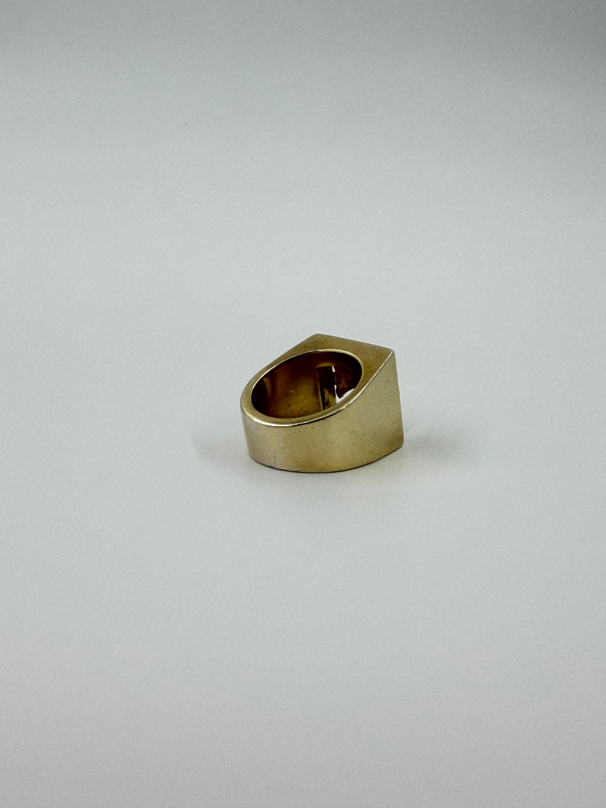 CHROME HEARTS PLUS CROSS BLOCK SILVER RING