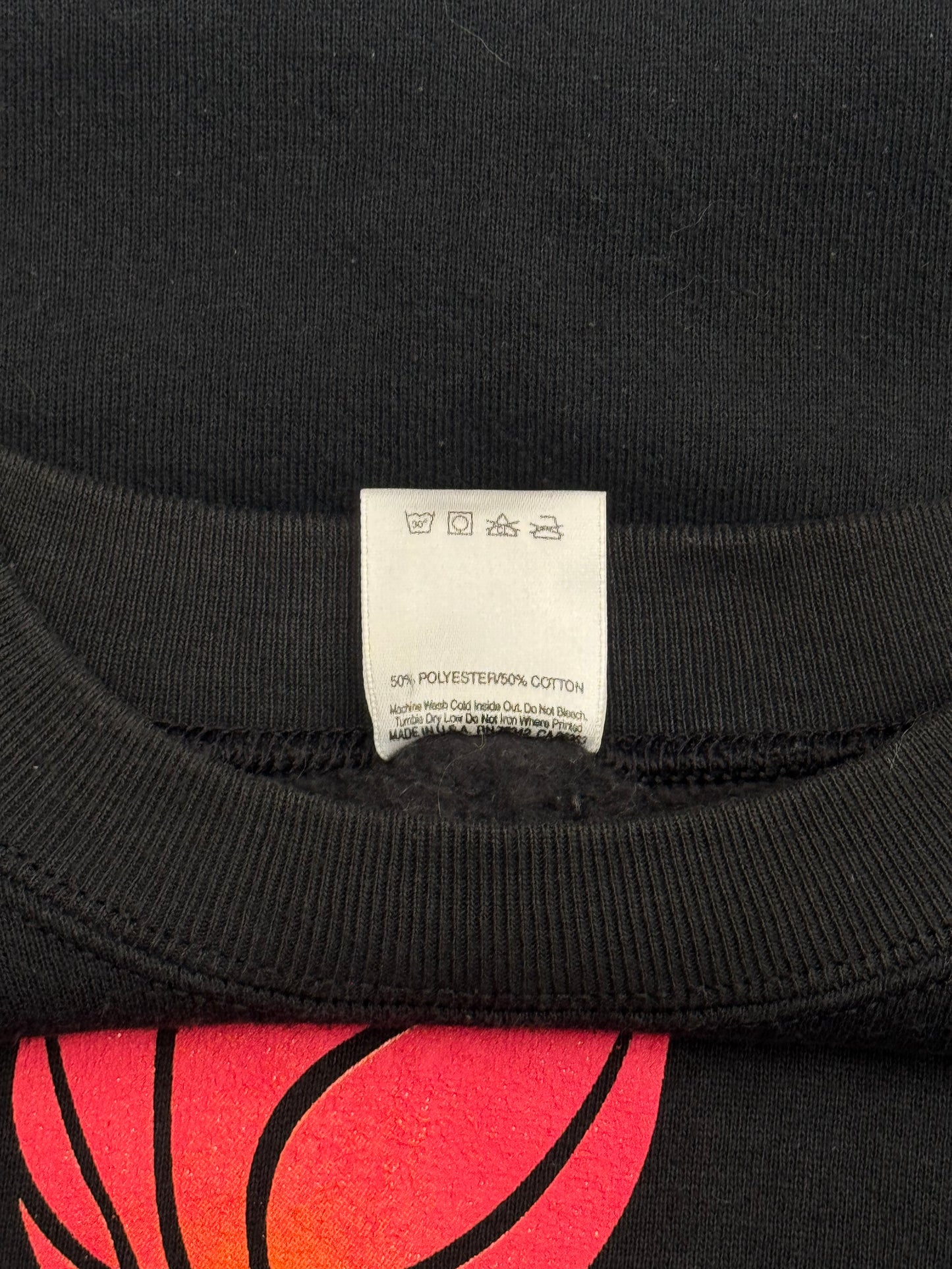 90S MIAMI HEAT MESH PRINT LOGO CREWNECK (FAN TAG)