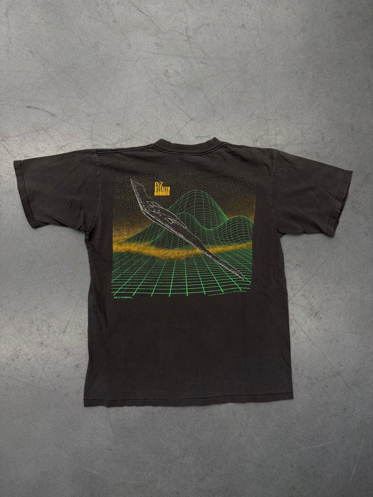 90'S UNITED STATES AIR FORCE B2 BLACKBIRD TEE (ONEITA TAG)