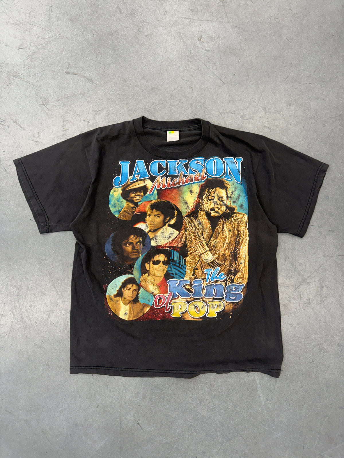 90S MICHAEL JACKSON THE KING OF POP BLOOD ON THE DANCE FLOOR BOOTLEG RAP STYLE TEE (KP TAG)